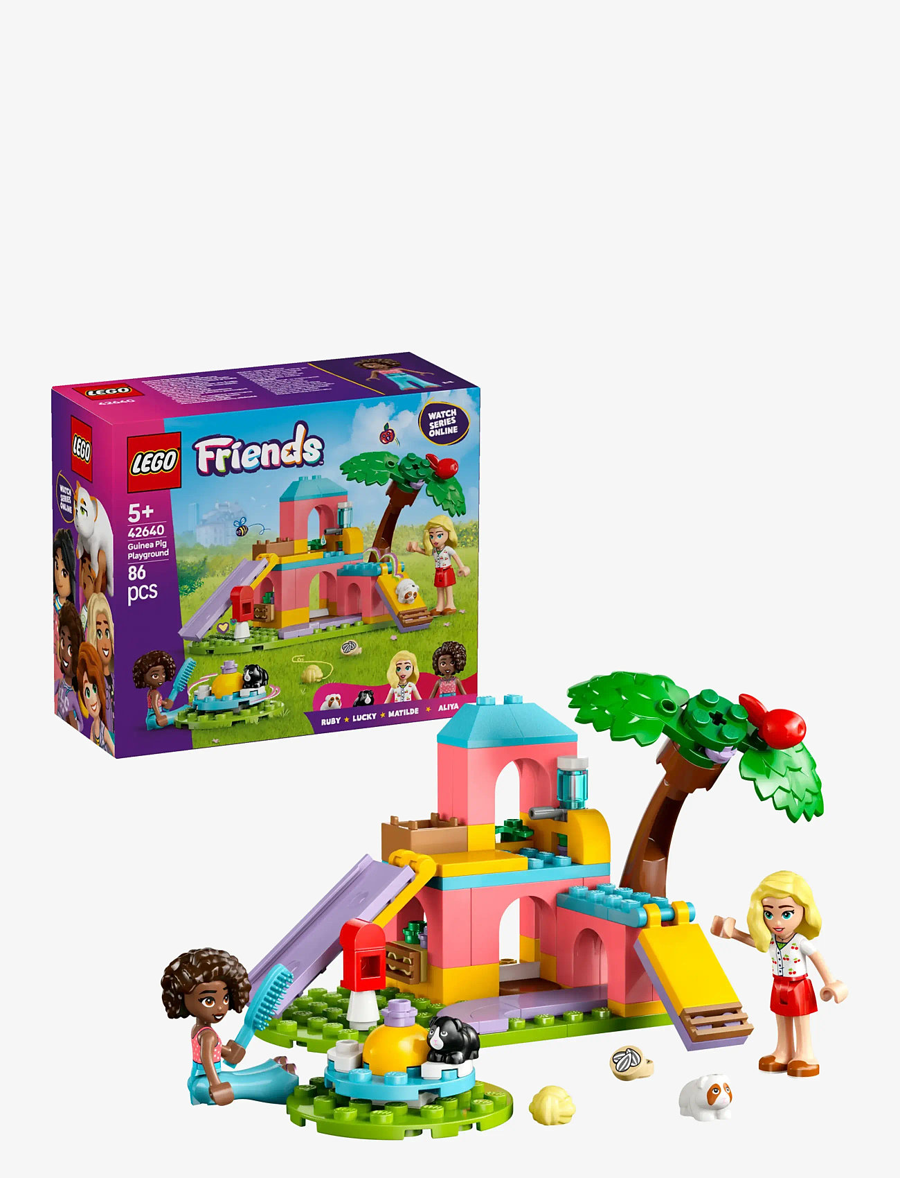 LEGO - Friends Guinea Pig Playground Pretend-Play Building Kit 42640 - multi - 0