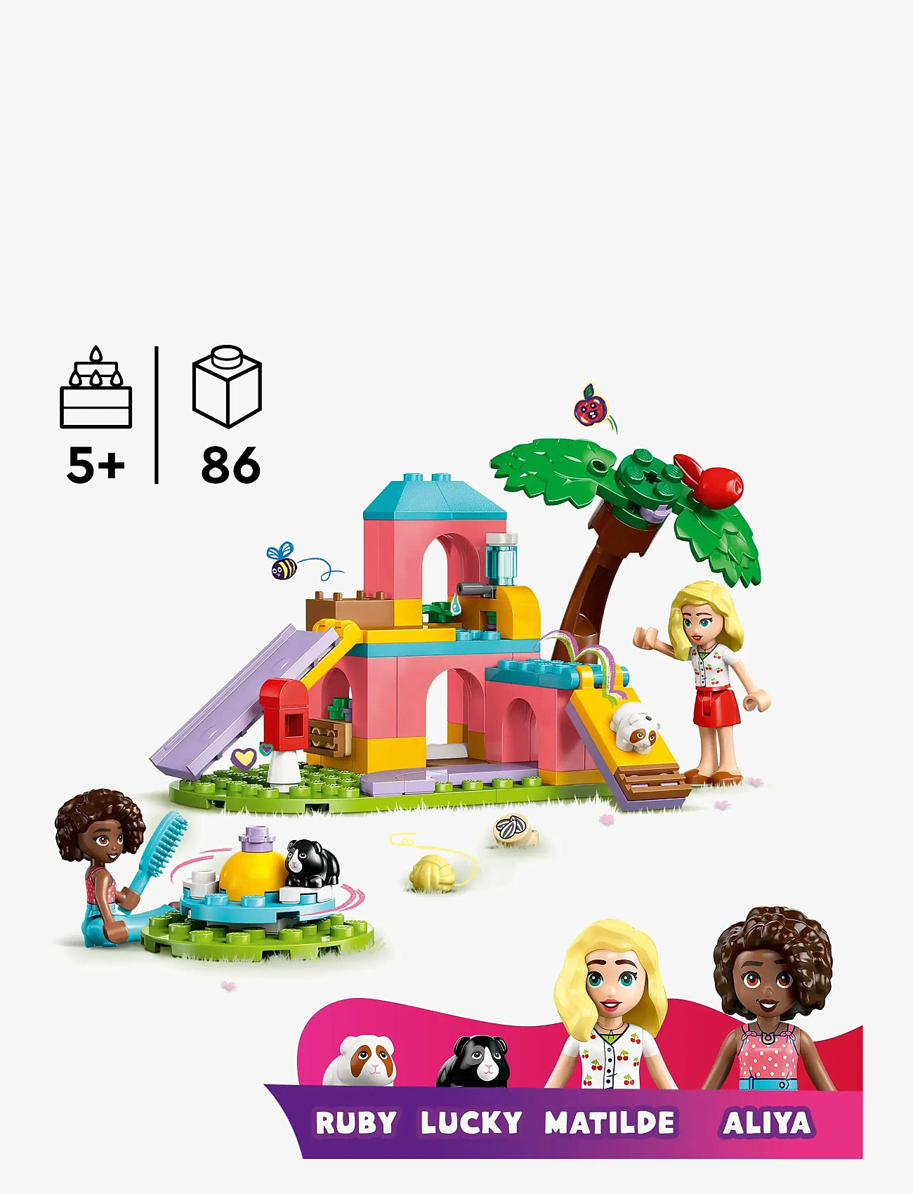 LEGO - Friends Guinea Pig Playground Pretend-Play Building Kit 42640 - multi - 1