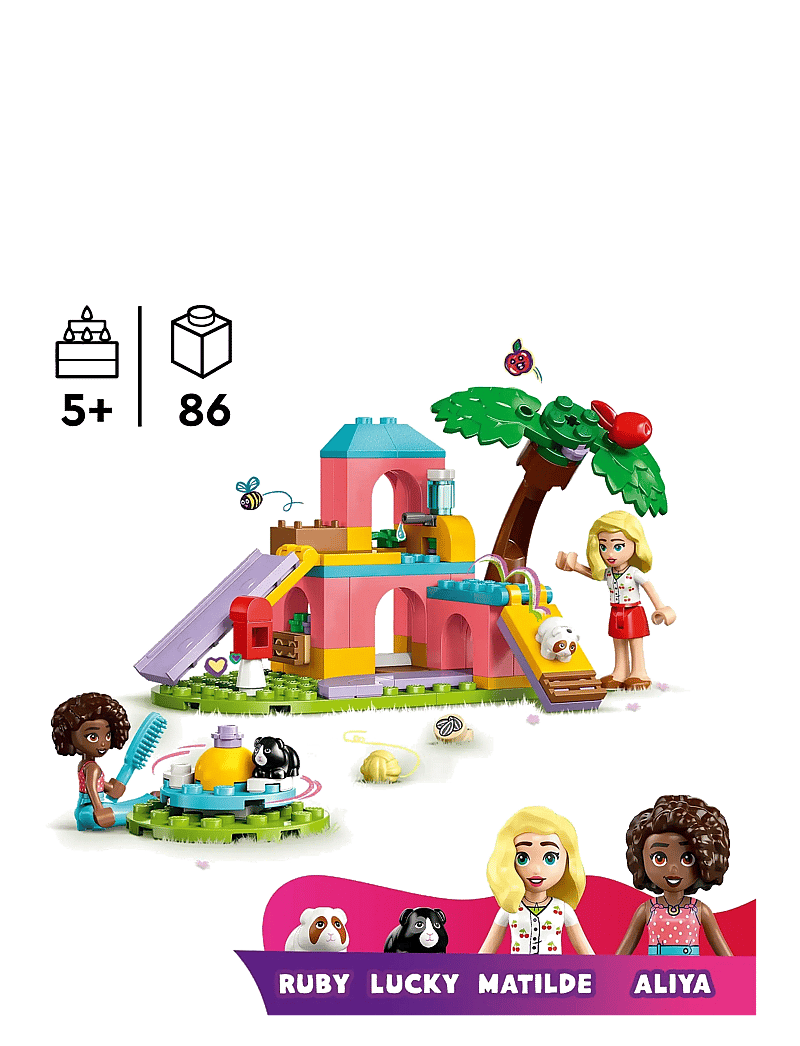 LEGO - Friends Guinea Pig Playground Pretend-Play Building Kit 42640 - multi - 1