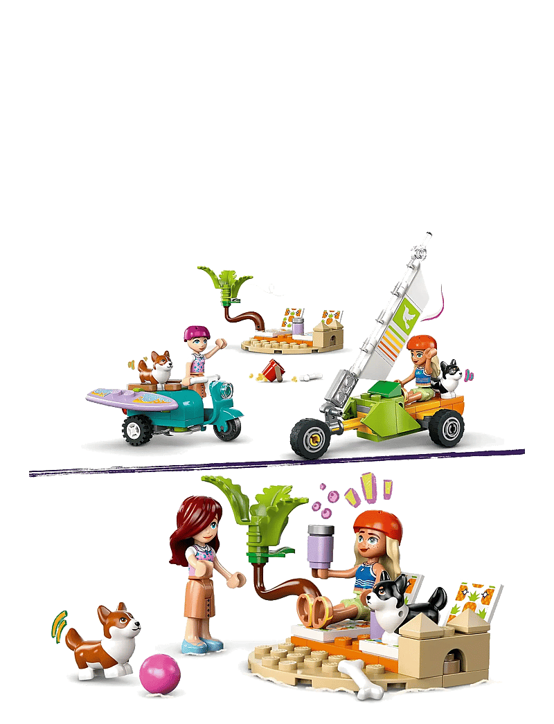 LEGO - Friends Surfing Dogs and Scooter Adventure Building Toy 42641 - lego friends - multi - 3
