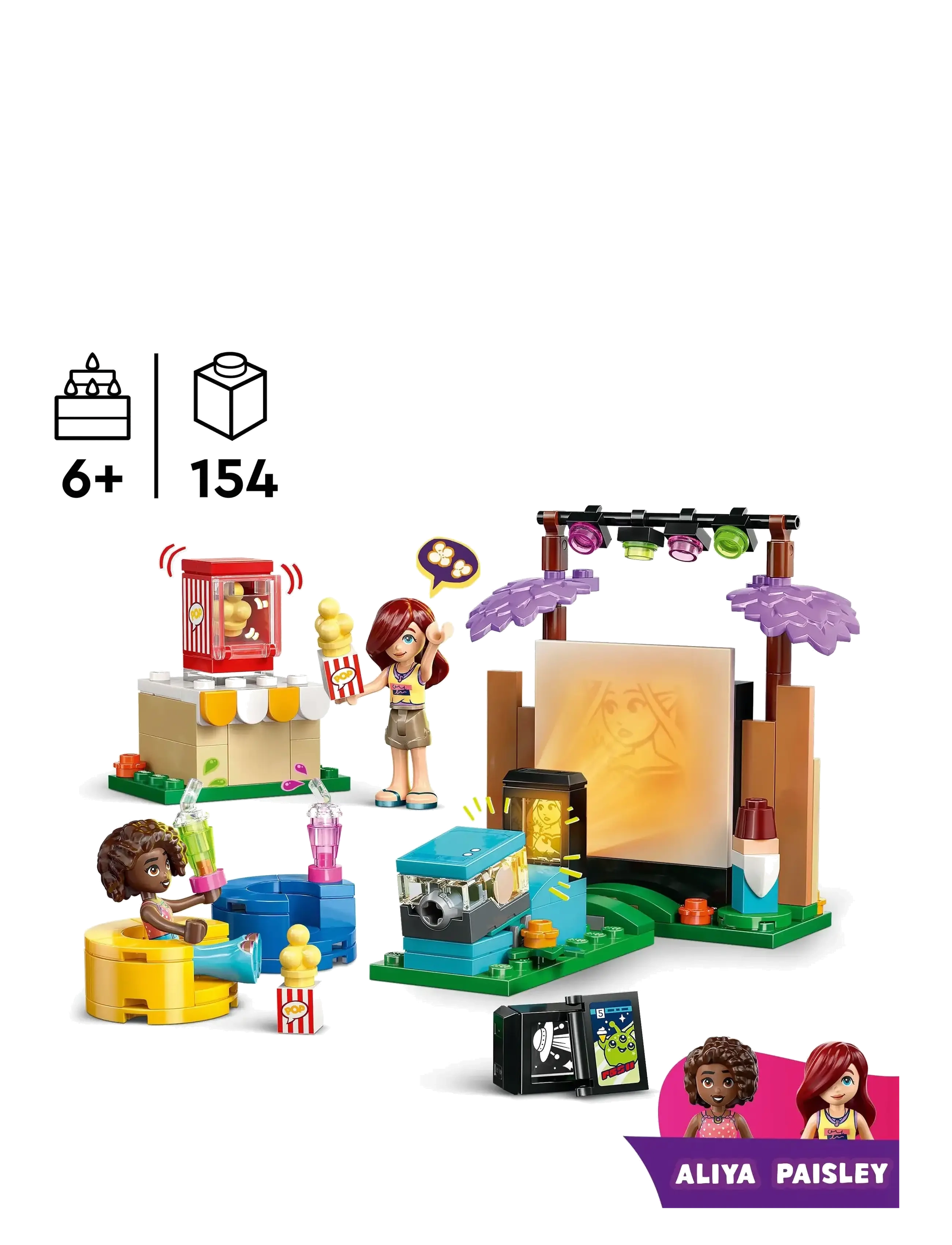 LEGO - Filmkveld med venner 42642 - lego friends - multi - 1
