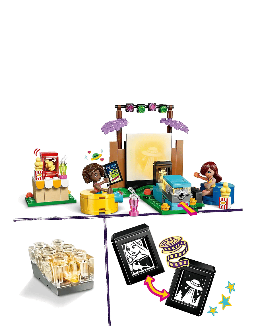 LEGO - Friends Friendship Movie Night Pretend-Play Toy Building Kit 42642 - lego friends - multi - 4