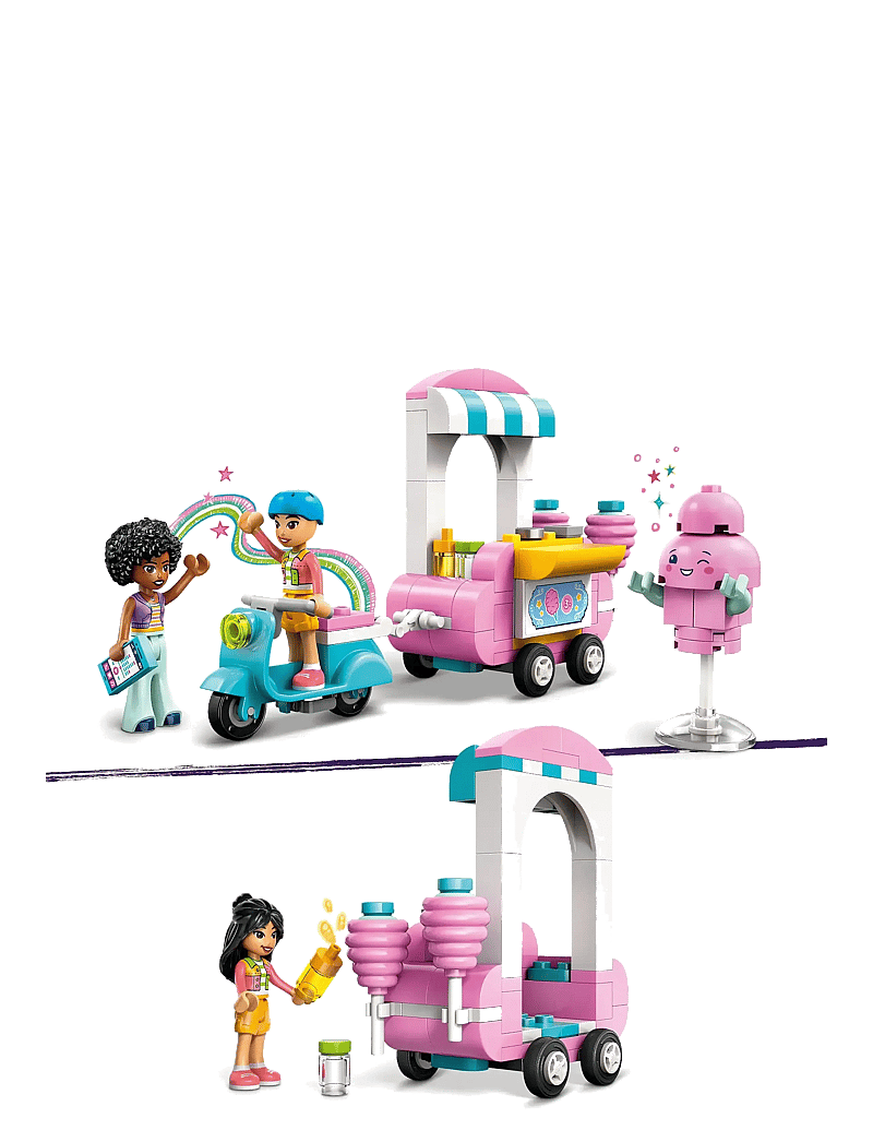 LEGO - Friends Candyfloss Stand and Scooter Toy Pretend-Play Set 42643 - multi - 3