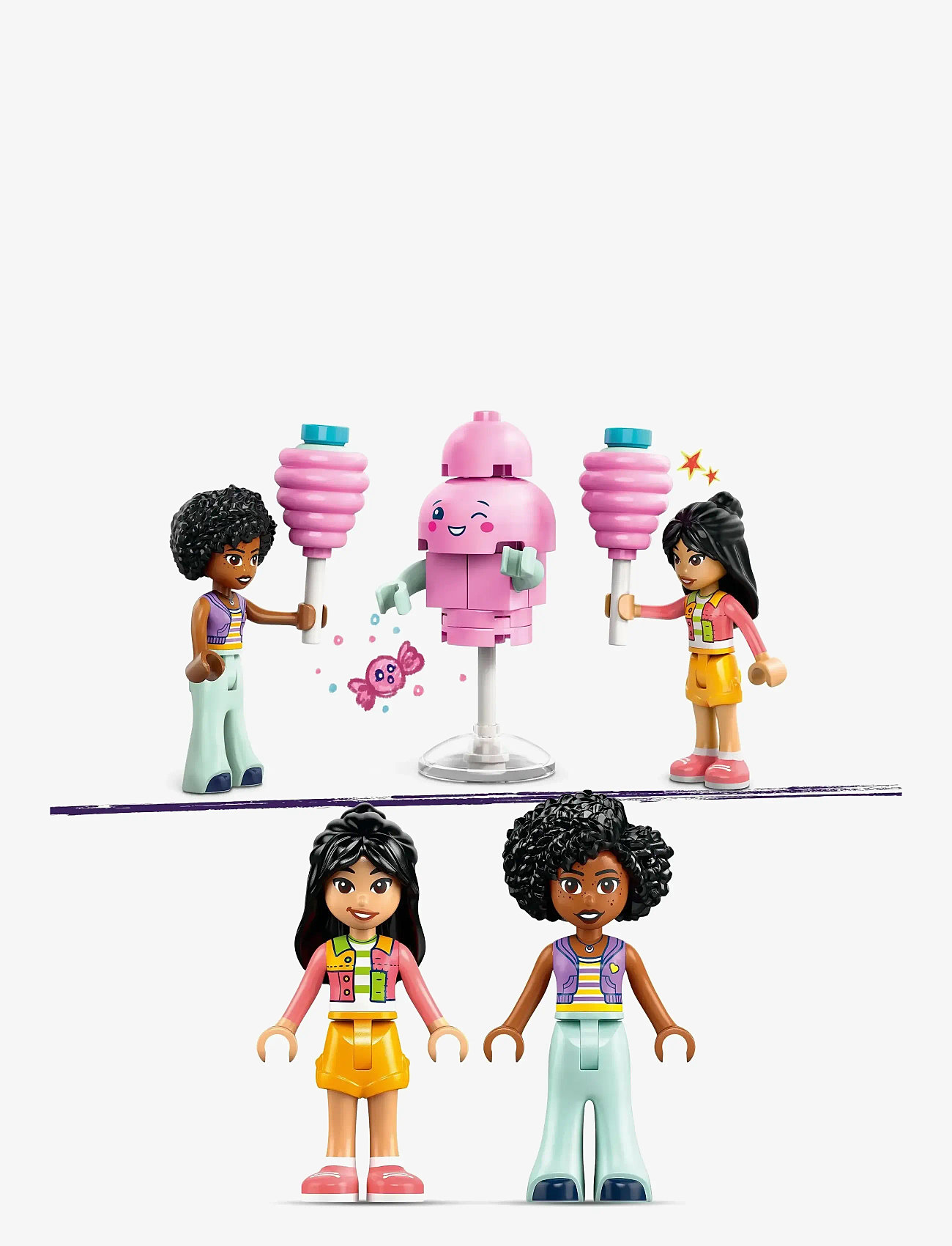 LEGO Friends Candyfloss Stand And Scooter Toy Pretend-play Set