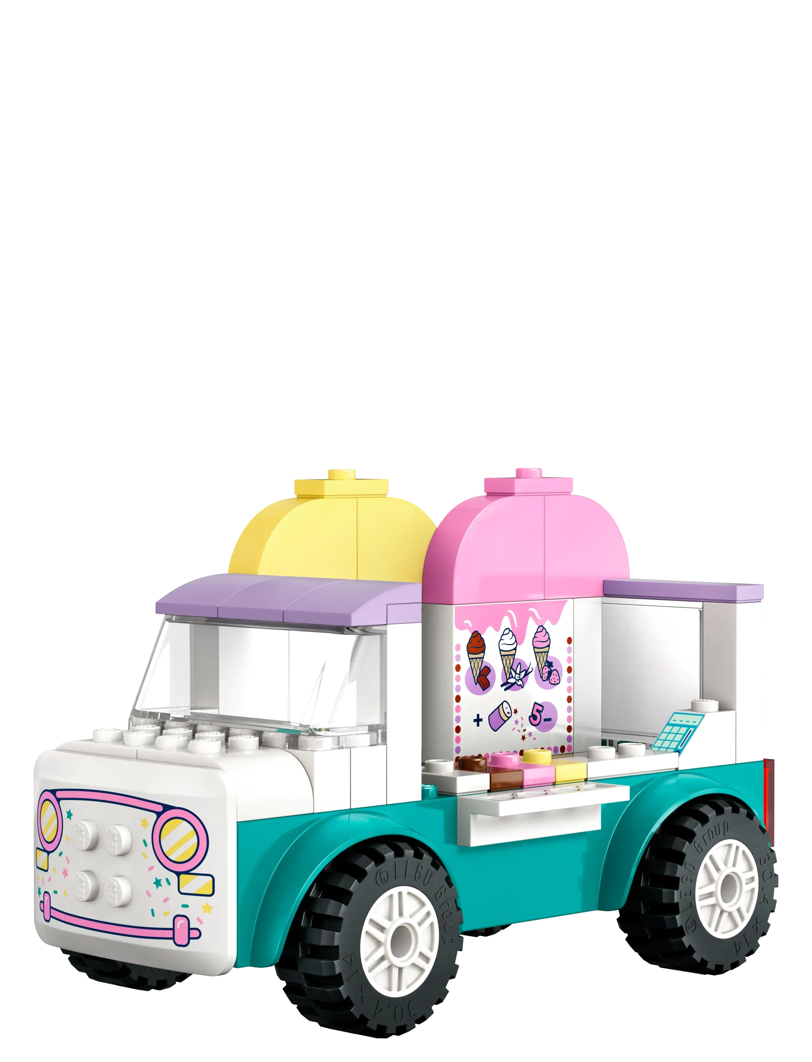 LEGO - Friends Heartlake City Ice Cream Van Pretend-Play Building Kit 42644 - lego friends - multi - 2