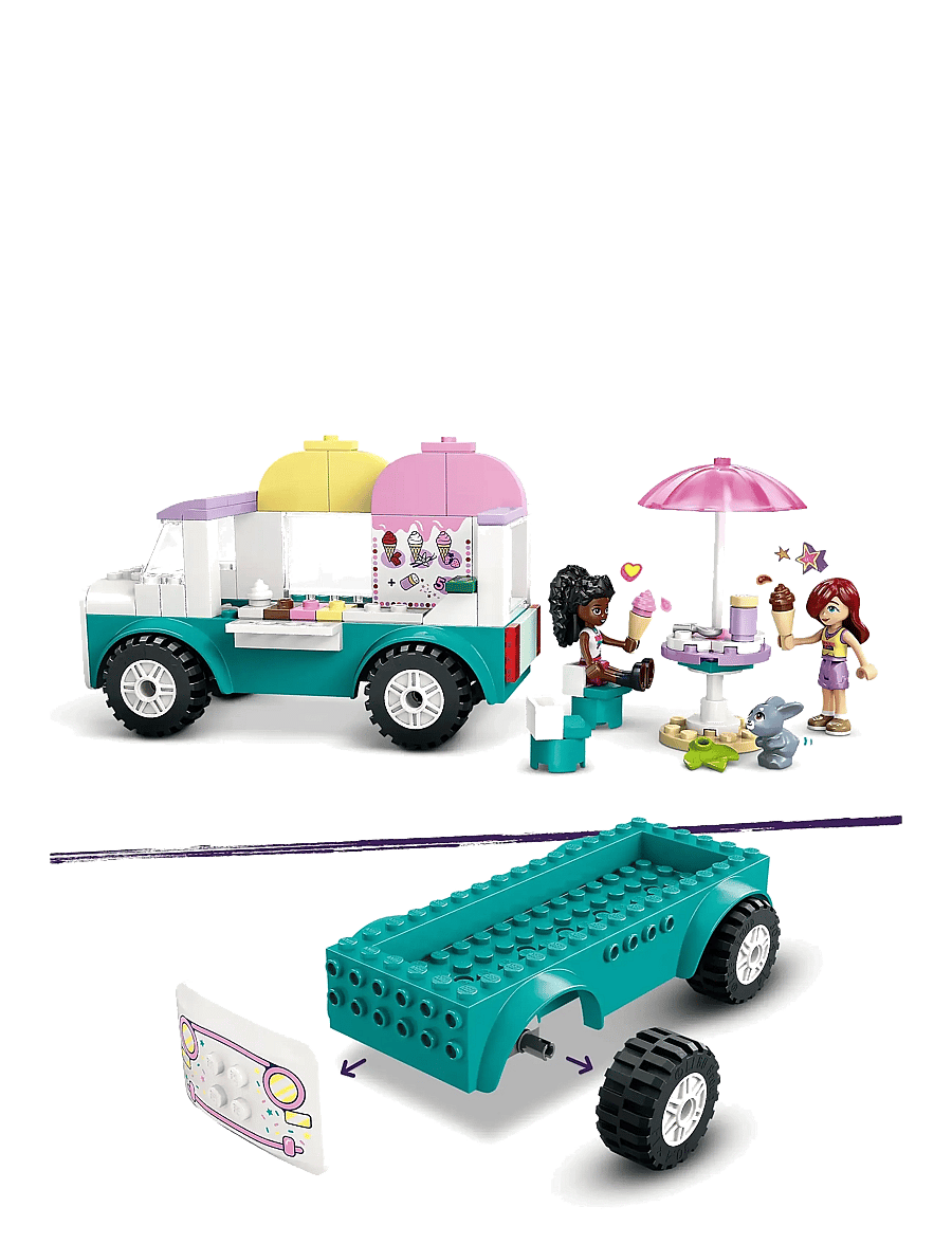 LEGO - Friends Heartlake City Ice Cream Van Pretend-Play Building Kit 42644 - lego friends - multi - 3