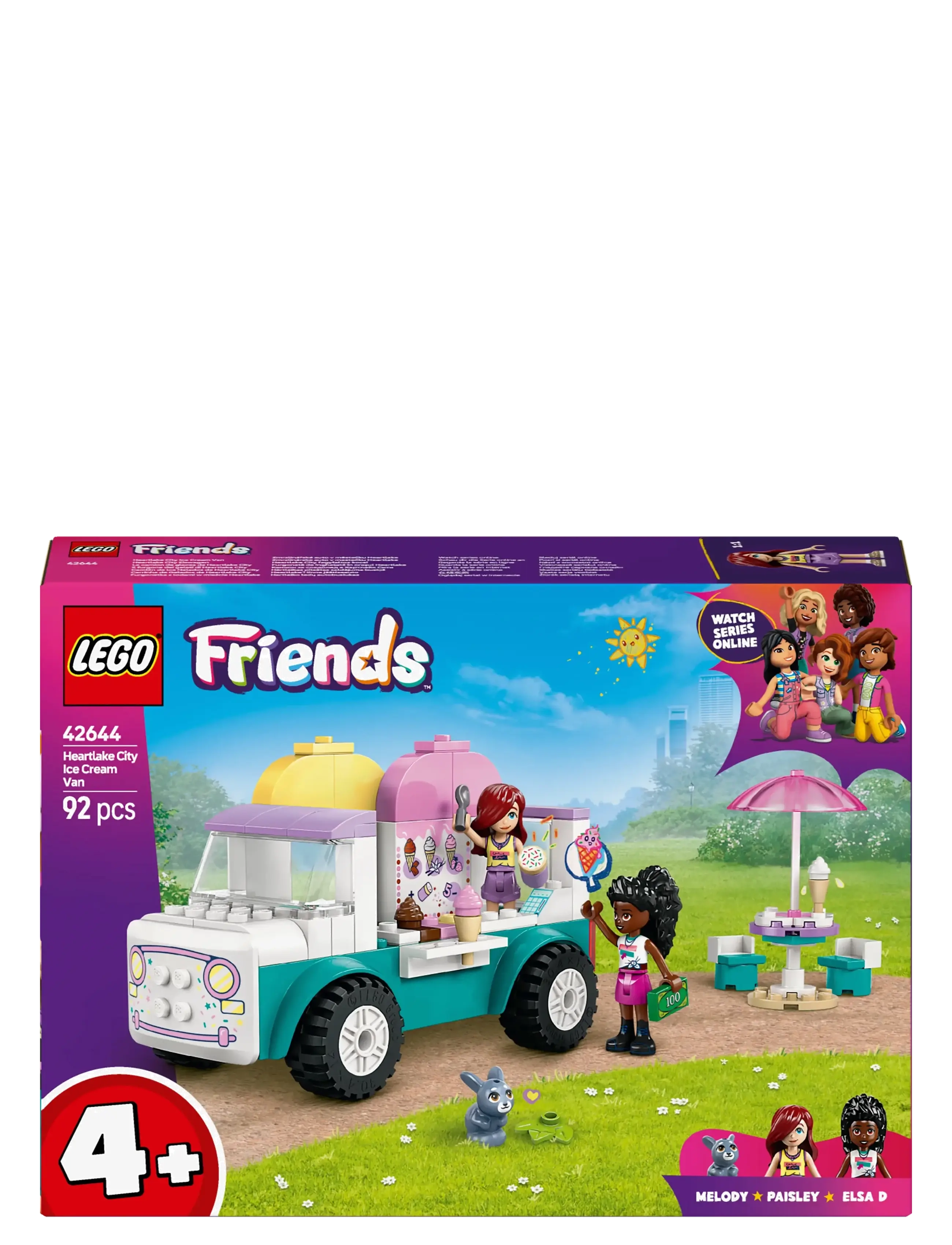 LEGO - Friends Heartlake City Ice Cream Van Pretend-Play Building Kit 42644 - lego friends - multi - 5