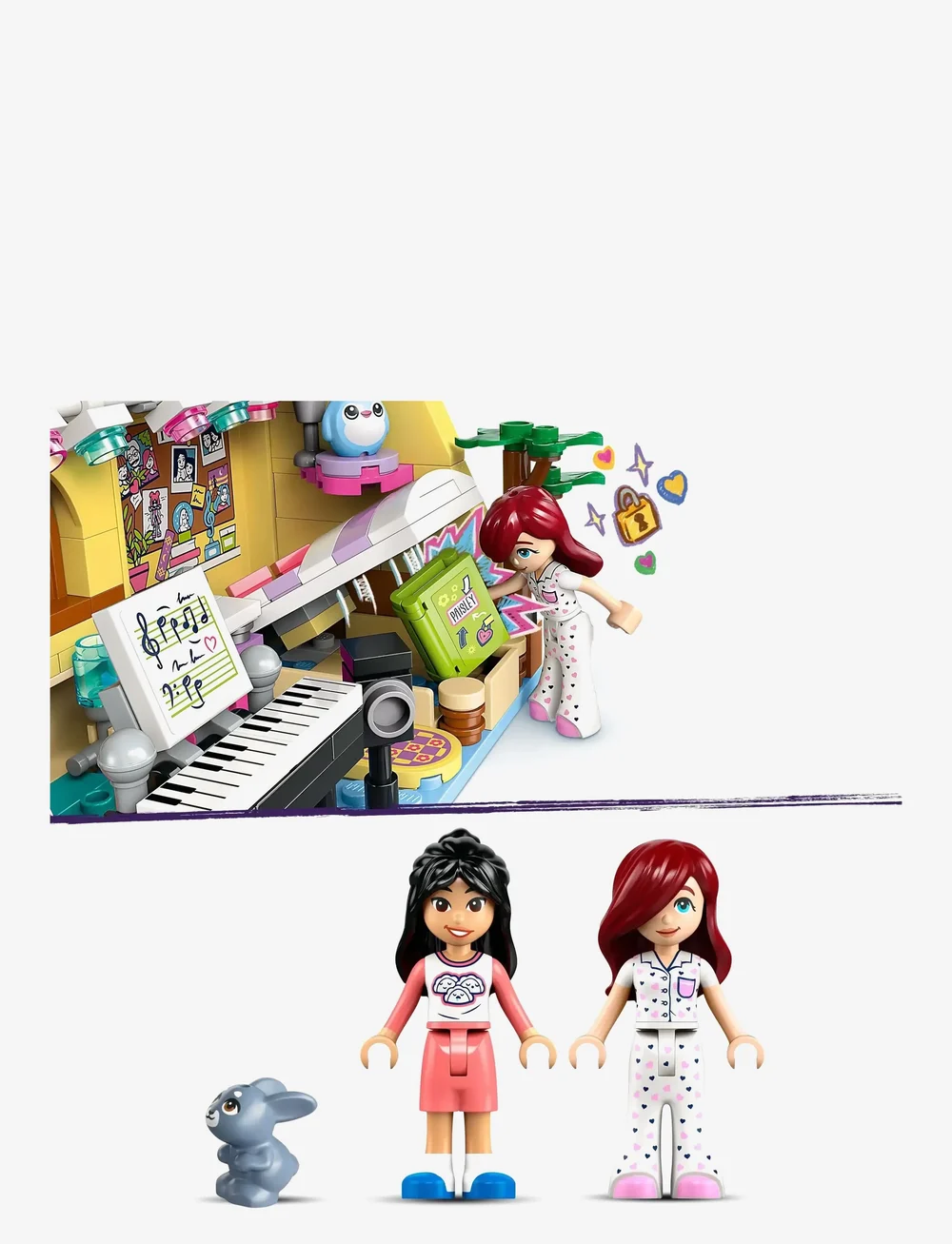 LEGO - Friends Paisley’s Room Pretend Play Bedroom Playset 42647 - lego friends - multi - 4