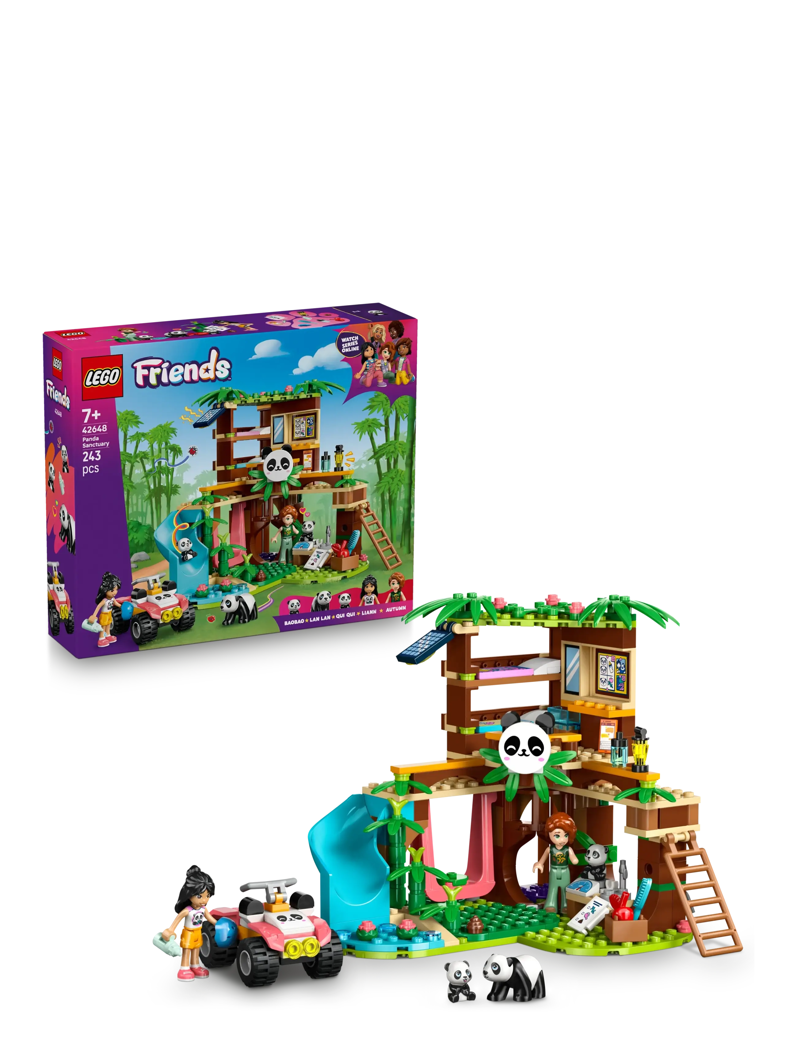 LEGO Pandareservat Med Dyrepasning 42648, One Size, Lego Spielzeug, Mehrfarbig/gemustert - friends, Kinder