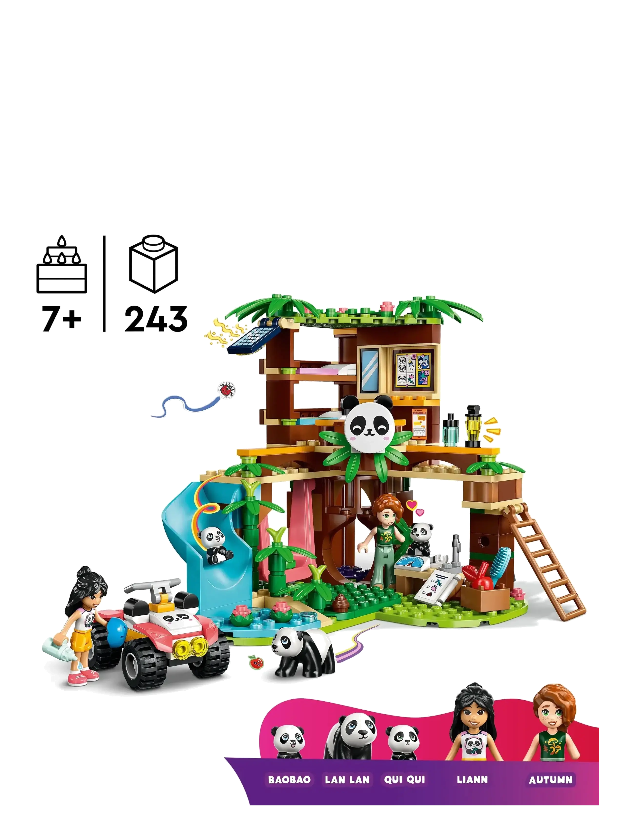 LEGO - Pandareservat 42648 - steam-leksaker - multi - 1