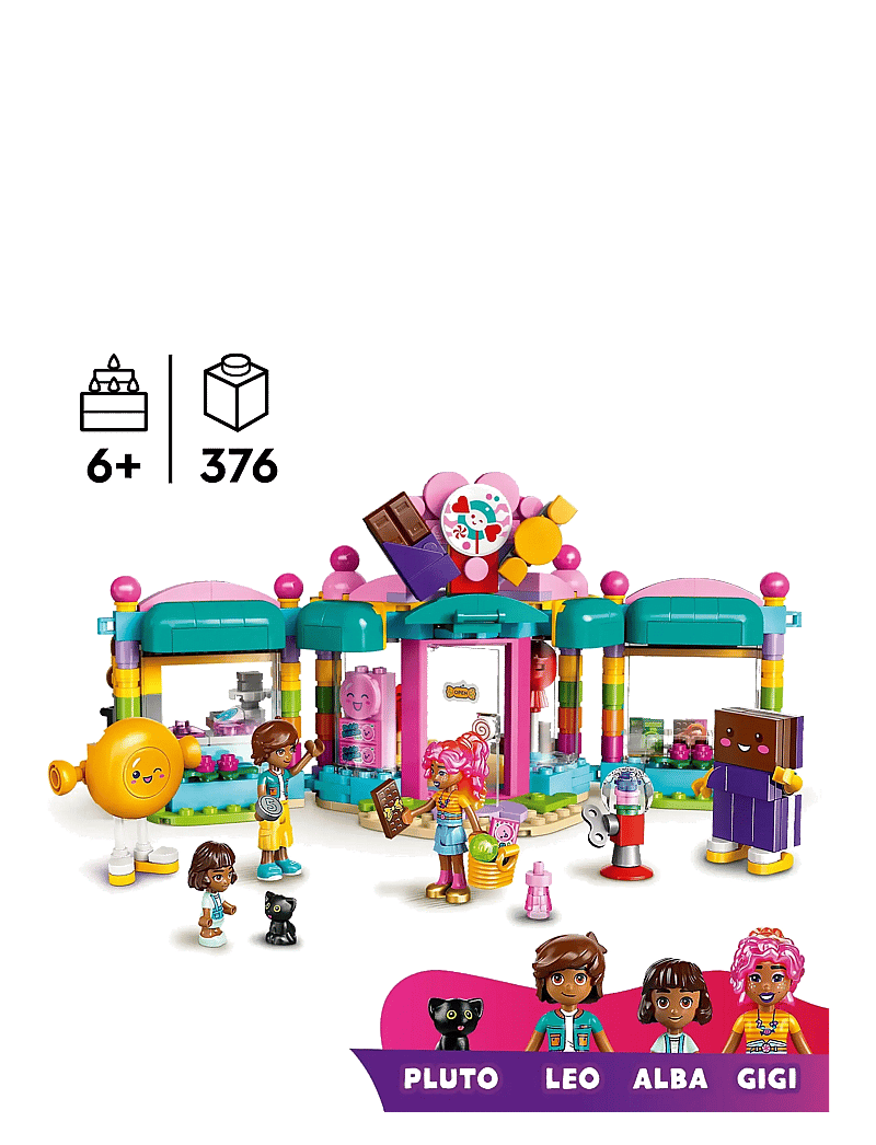 LEGO - Friends Heartlake City Sweet Shop Pretend-Play Set, Role-Play Toy 42649 - lego friends - multi - 1