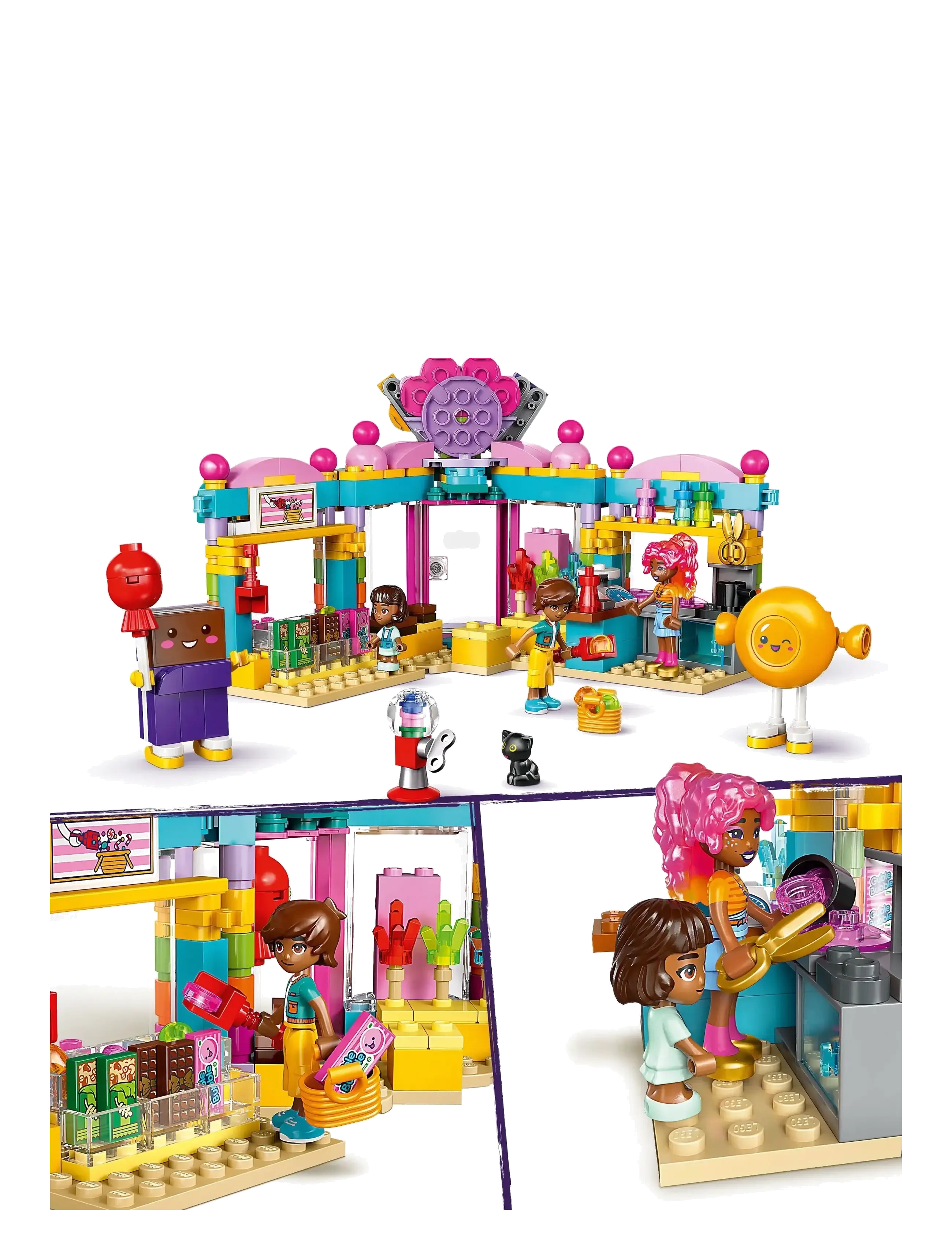 LEGO - Friends Heartlake City Sweet Shop Pretend-Play Set, Role-Play Toy 42649 - lego friends - multi - 3
