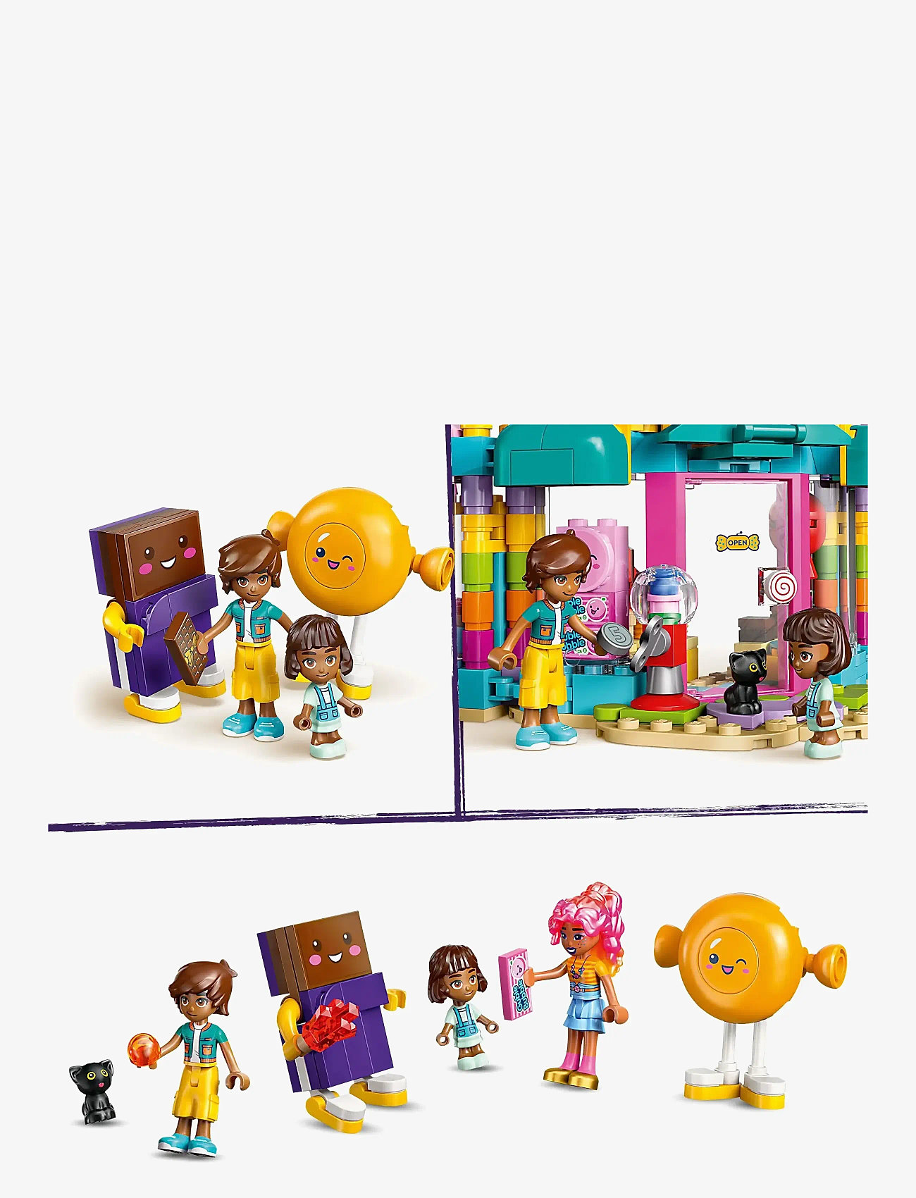LEGO - Friends Heartlake City Sweet Shop Pretend-Play Set, Role-Play Toy 42649 - lego friends - multi - 4