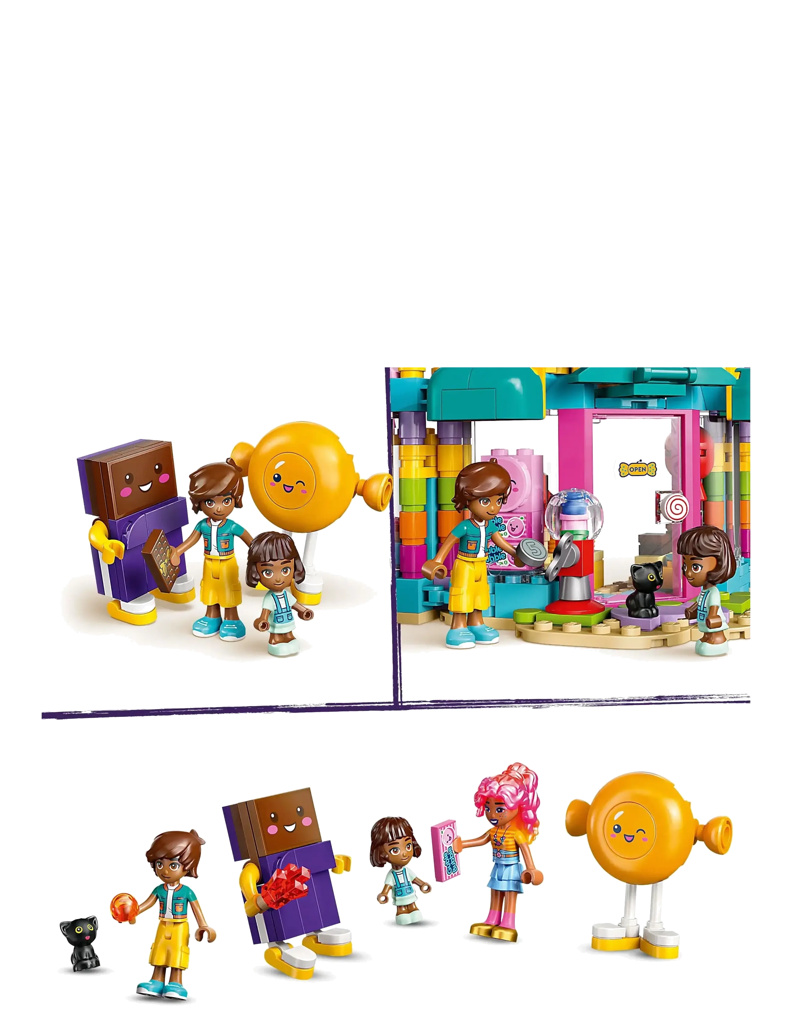 LEGO - Friends Heartlake City Sweet Shop Pretend-Play Set, Role-Play Toy 42649 - lego friends - multi - 4