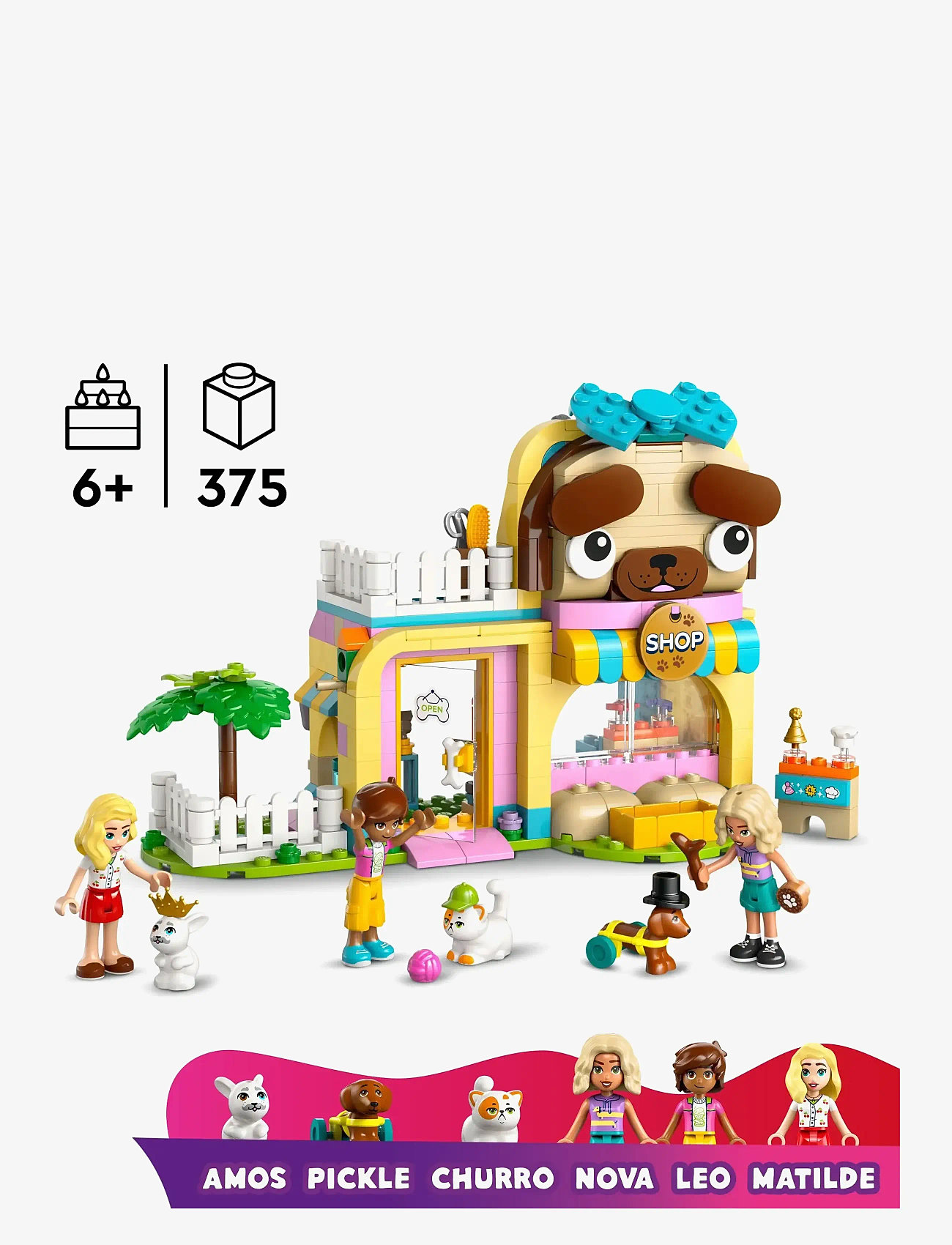 LEGO - Djurtillbehörsaffär 42650 - lego friends - multi - 1