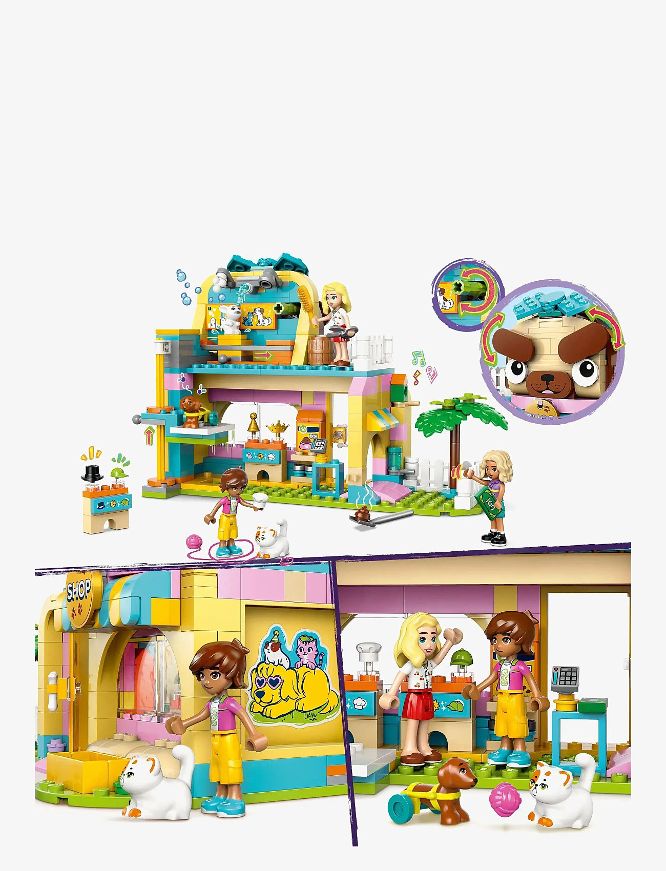 LEGO Friends Pet Accessories Shop Toy Building Playset 42650