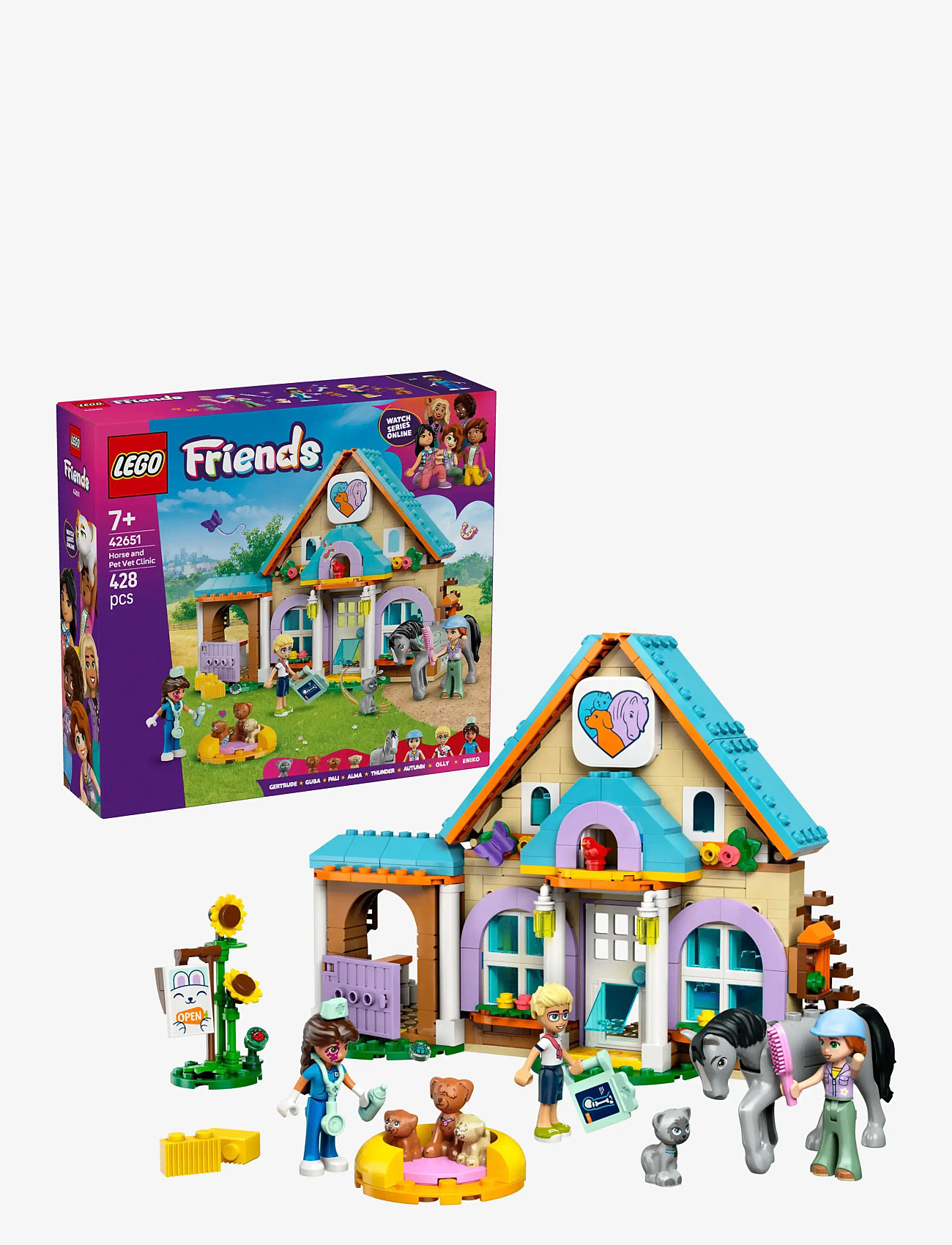 LEGO - Veterinärklinik för hästar och husdjur 42651 - multi - 0