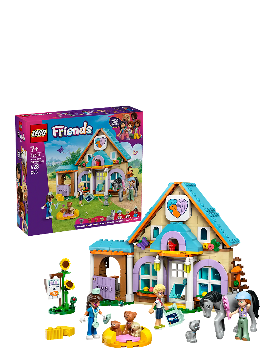 LEGO - Friends Horse and Pet Vet Clinic Pretend-Play Toy 42651 - multi - 0