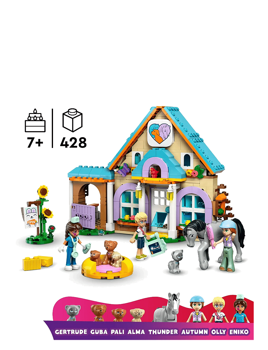 LEGO - Friends Horse and Pet Vet Clinic Pretend-Play Toy 42651 - multi - 1