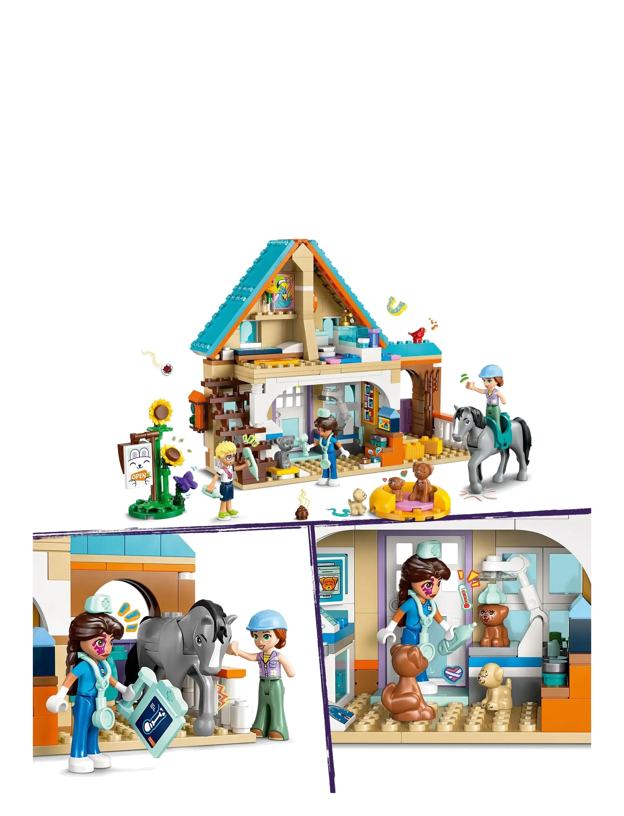 LEGO - Friends Horse and Pet Vet Clinic Pretend-Play Toy 42651 - multi - 3