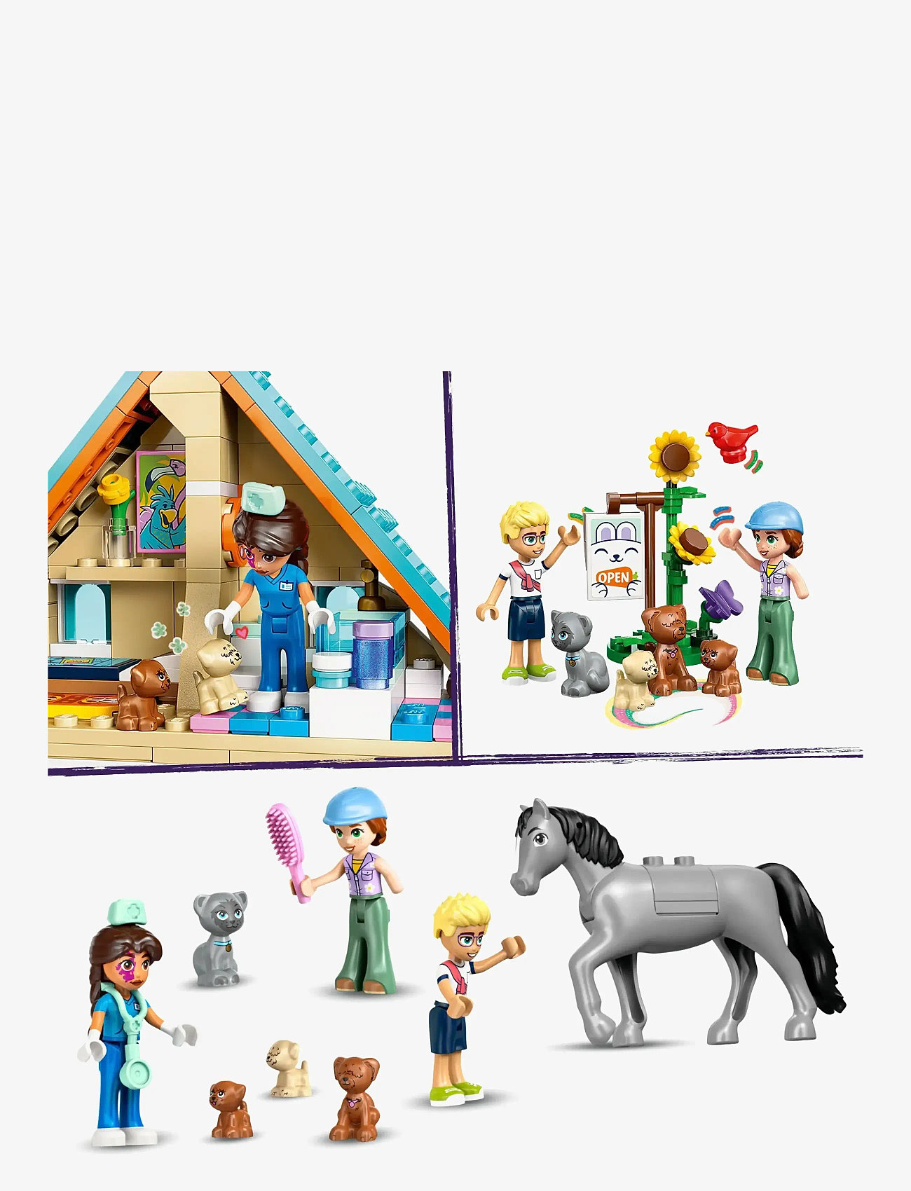LEGO - Veterinärklinik för hästar och husdjur 42651 - multi - 4