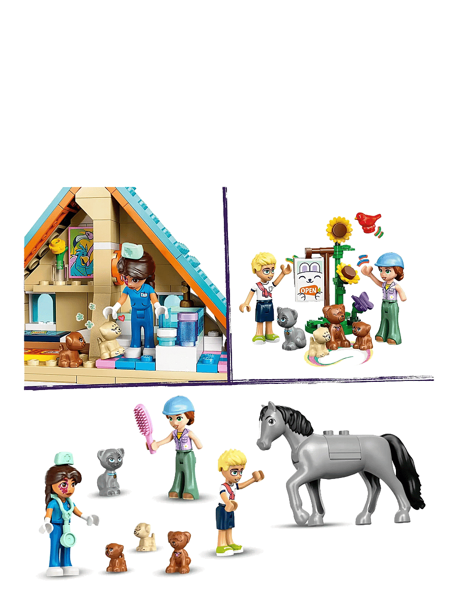 LEGO - Friends Horse and Pet Vet Clinic Pretend-Play Toy 42651 - multi - 4