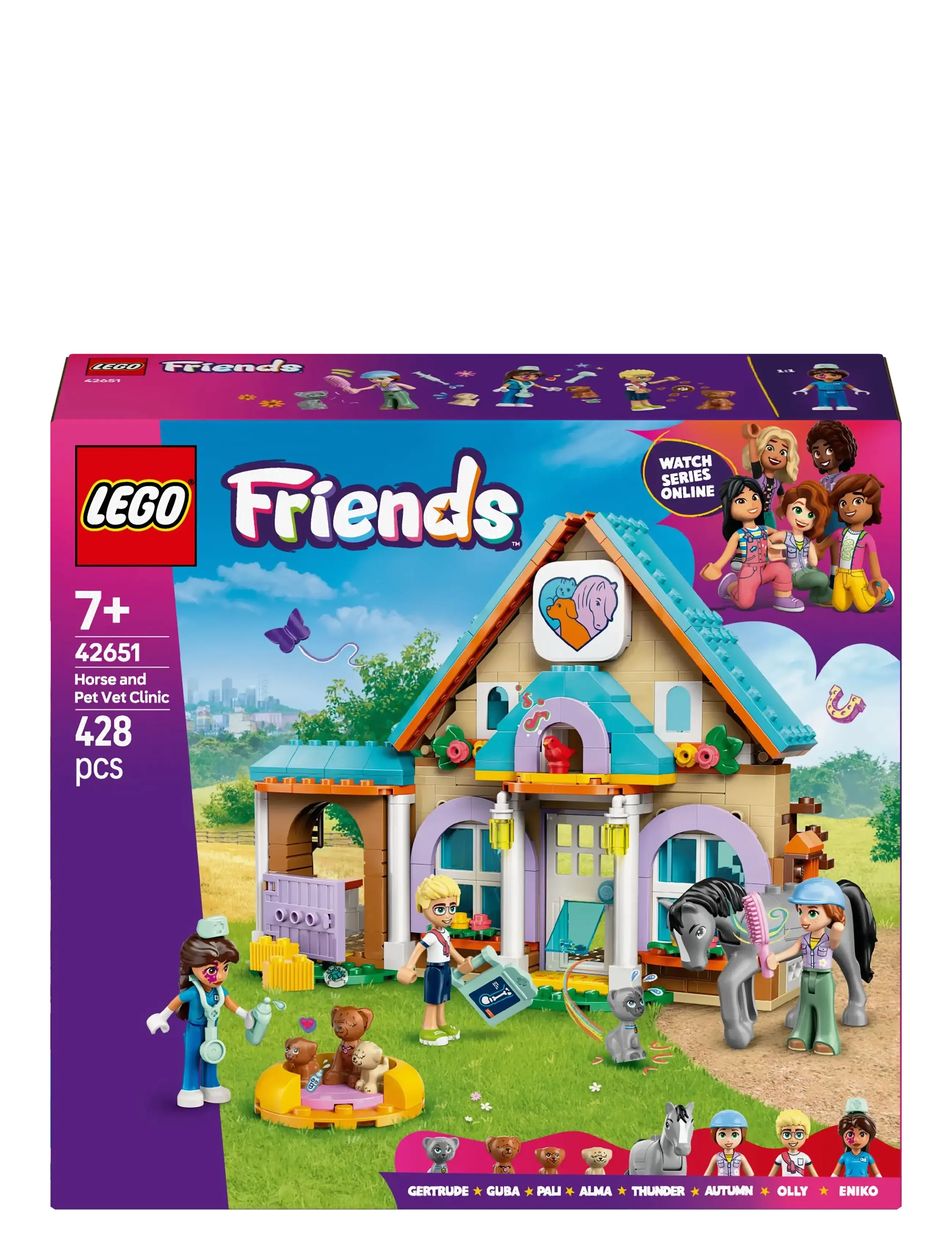 LEGO - Friends Horse and Pet Vet Clinic Pretend-Play Toy 42651 - multi - 5