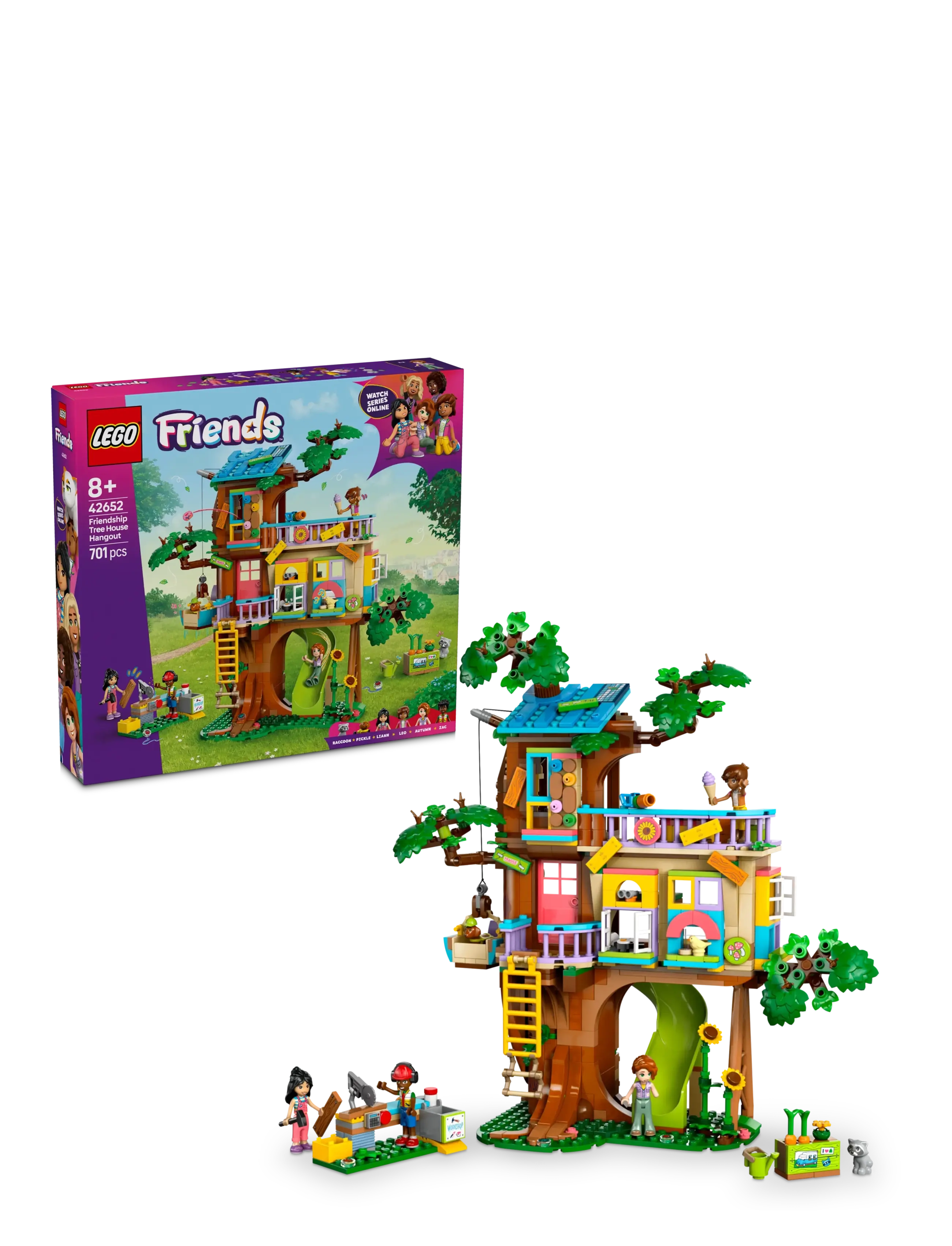 LEGO Friends Friendship Tree House Hangout Building Kit for Pretend Play 42652 - Toys - MULTI / multi