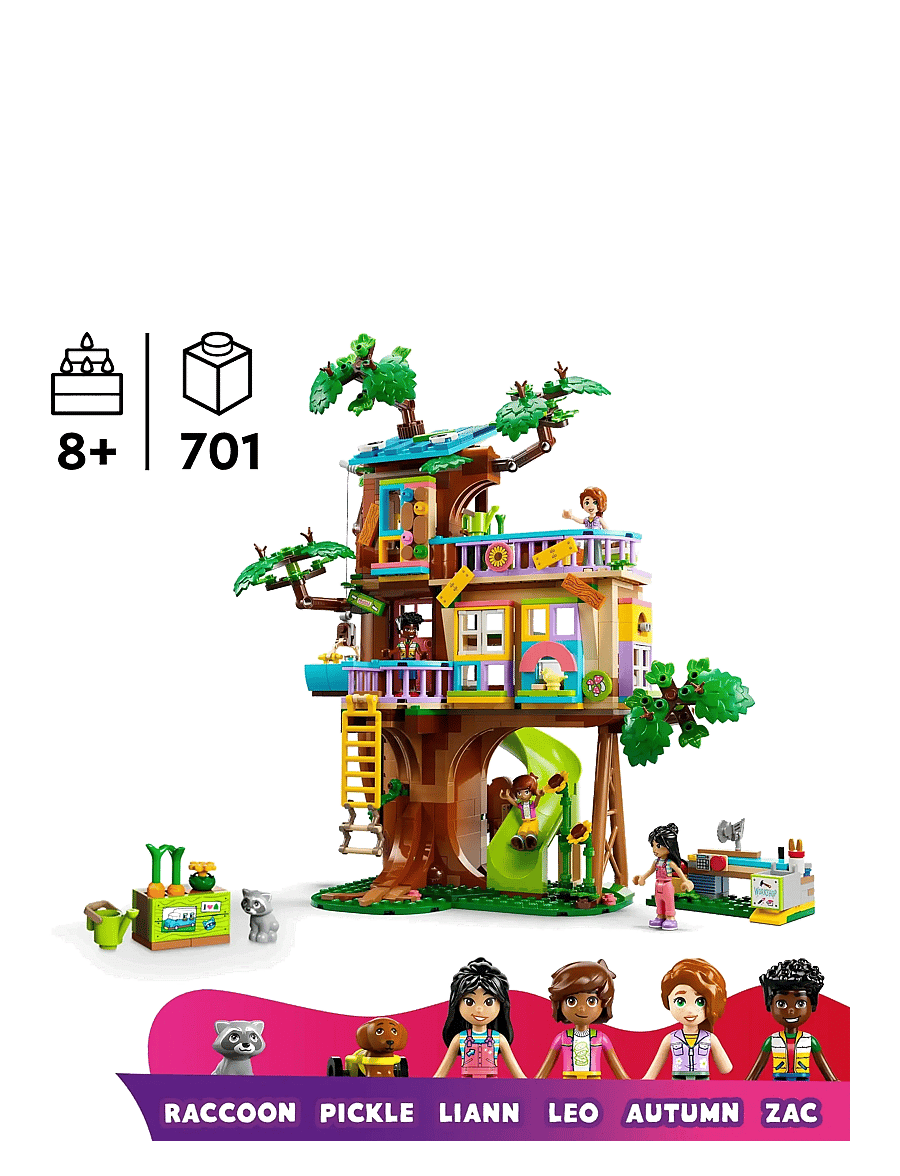 LEGO - Friends Friendship Tree House Hangout Building Kit for Pretend Play 42652 - lego friends - multi - 1