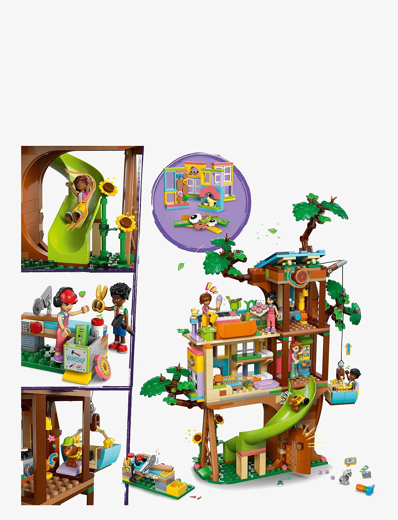 LEGO - Koselig hytte i vennskapstreet 42652 - lego friends - multi - 4