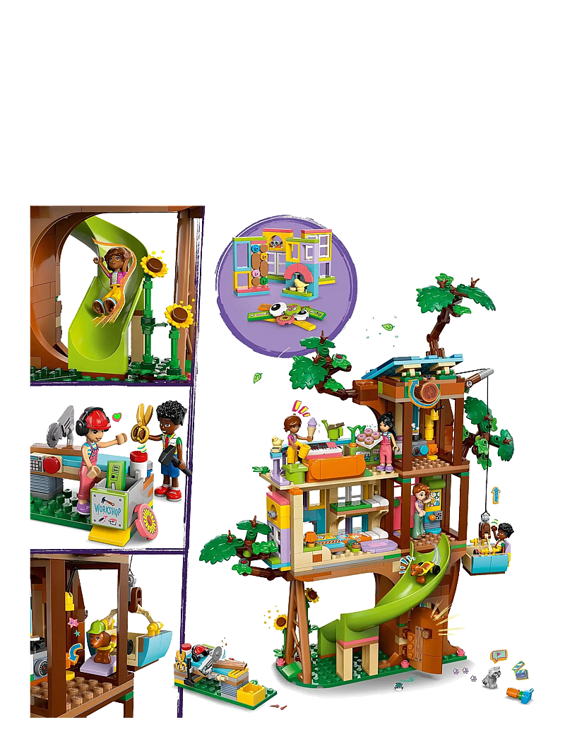 LEGO - Friends Friendship Tree House Hangout Building Kit for Pretend Play 42652 - multi - 4