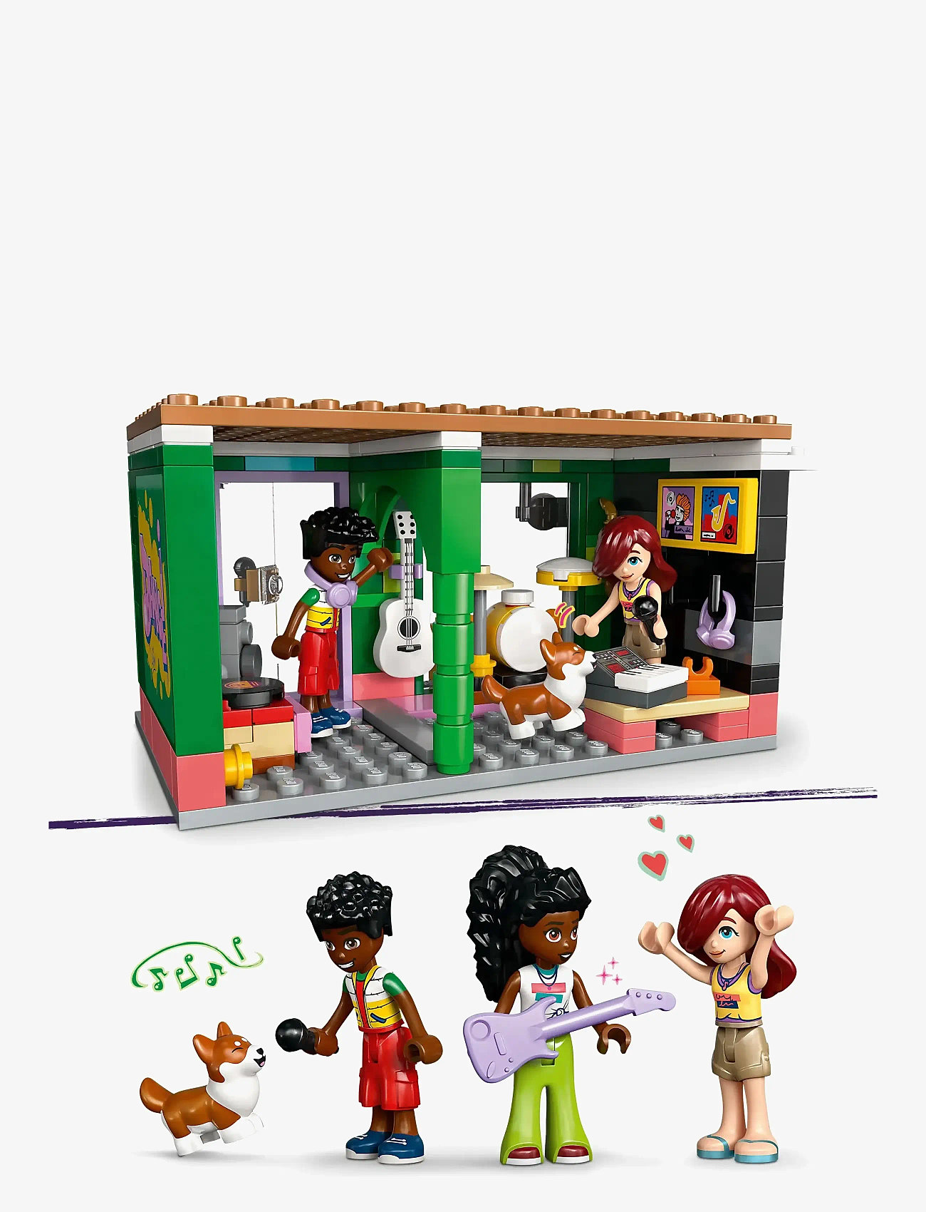 LEGO - Musikaffär & lägenhet 42653 - lego friends - multi - 4