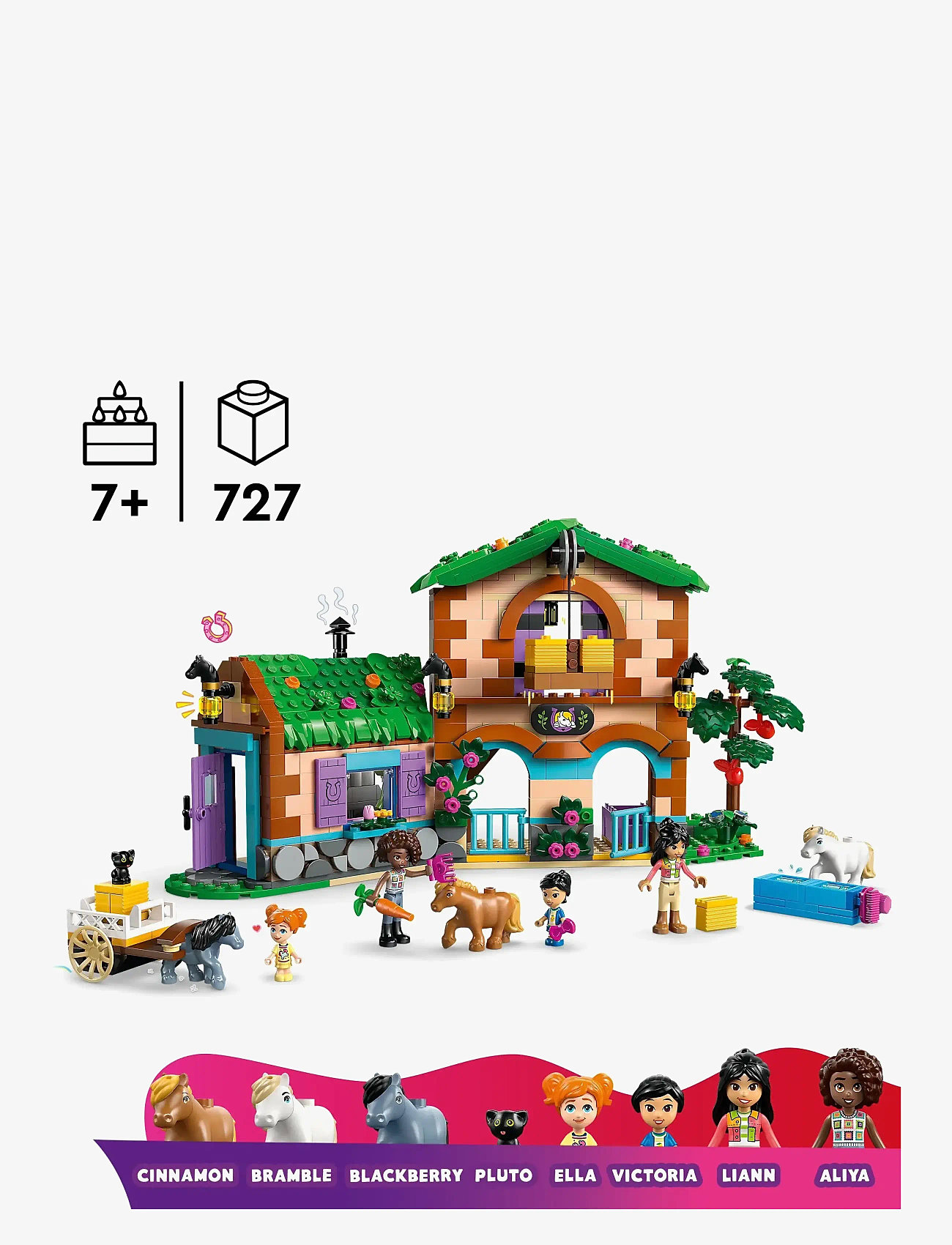 LEGO - Ponyfarm og stald 42654 - fødselsdagsgaver - multi - 1