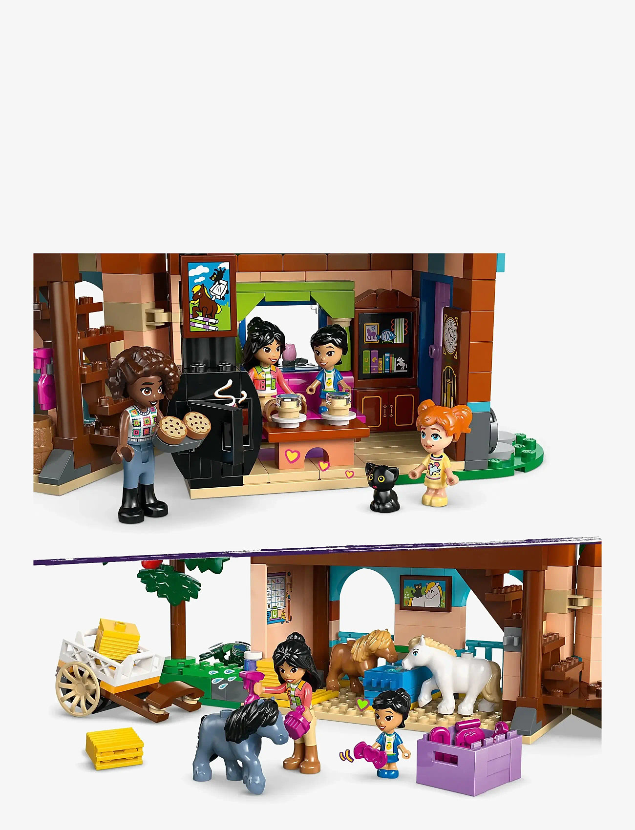 LEGO Friends Pony Ranch & Stable Building Set, Horse Toy Playset