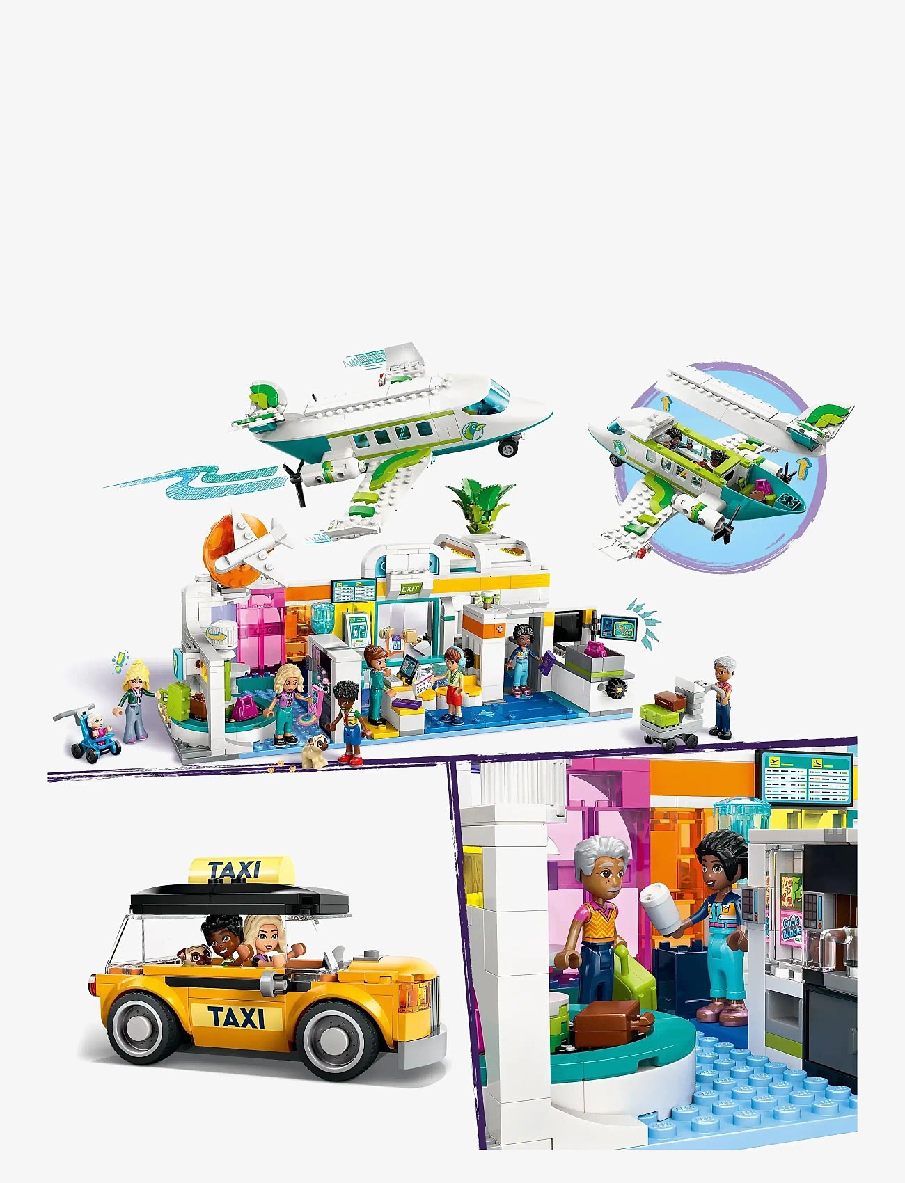 LEGO Friends Heartlake City Airport And Airplane Building Kit