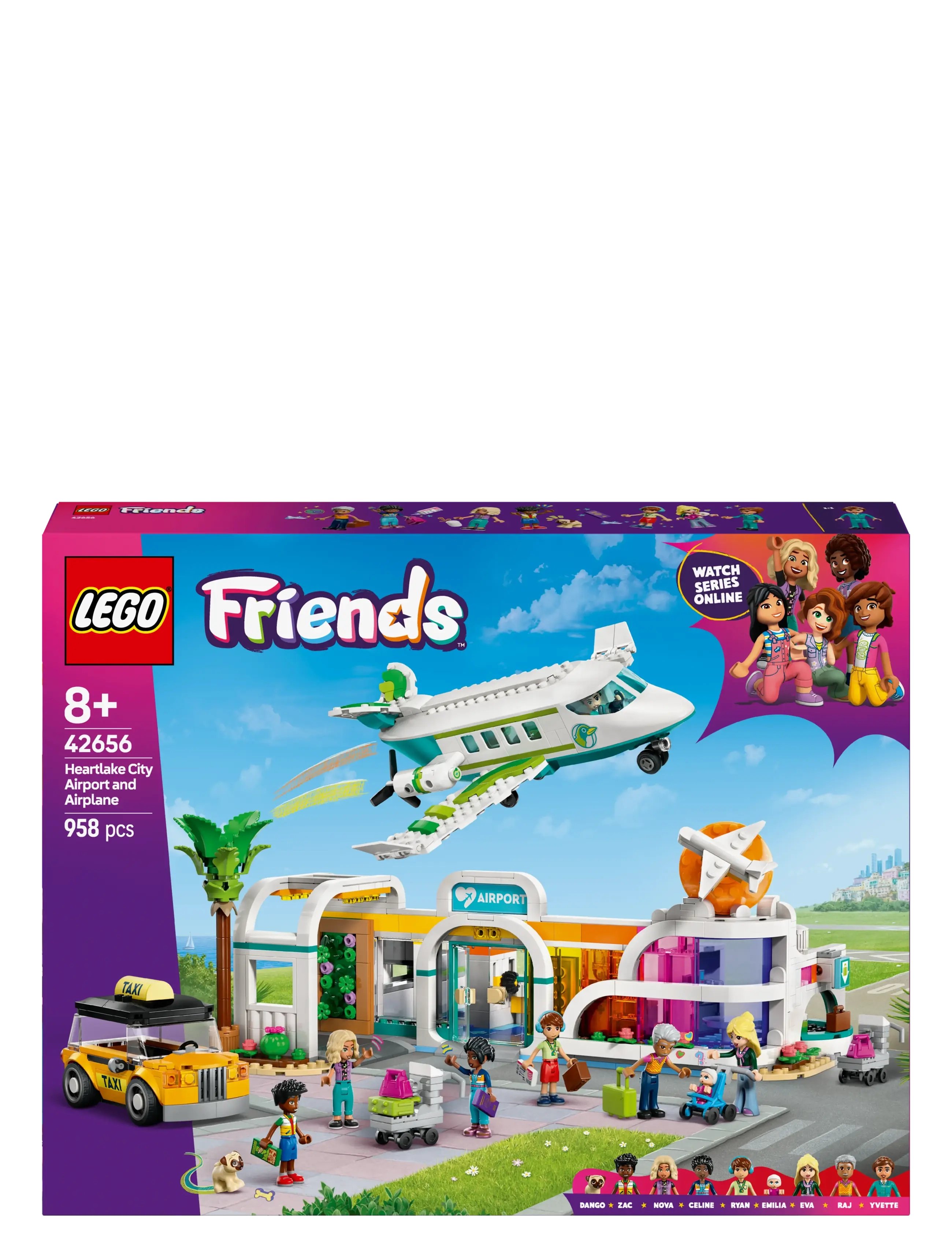 LEGO - Friends Heartlake City Airport and Airplane Building Kit Playset 42656 - multi - 4