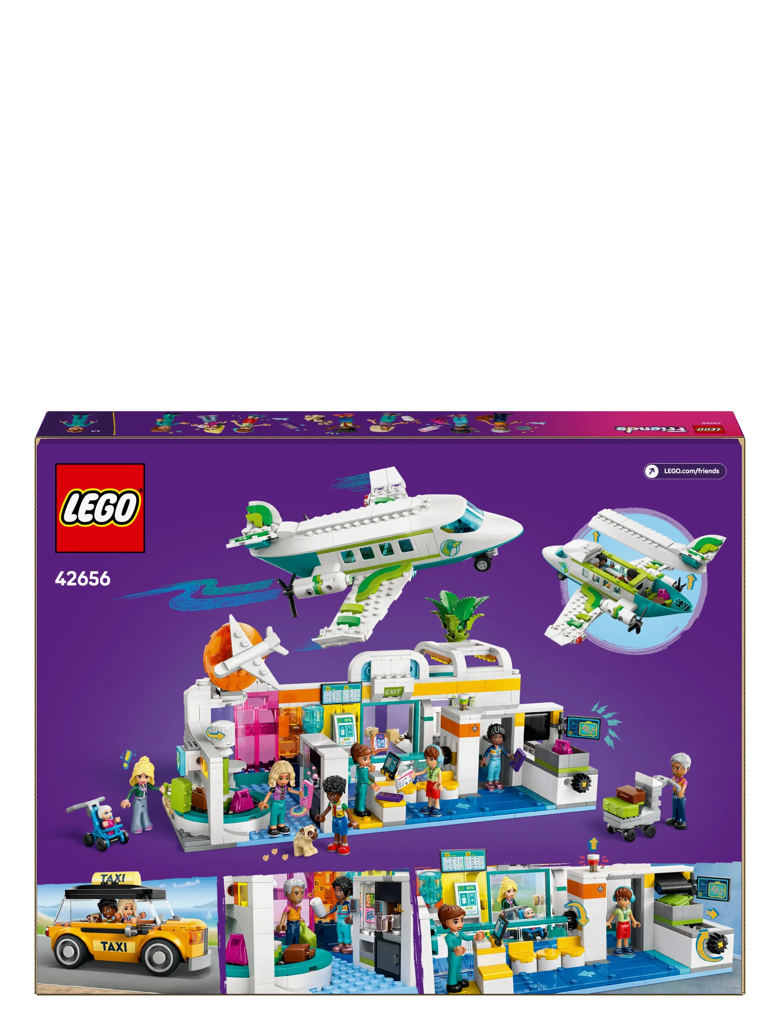 LEGO - Friends Heartlake City Airport and Airplane Building Kit Playset 42656 - multi - 5