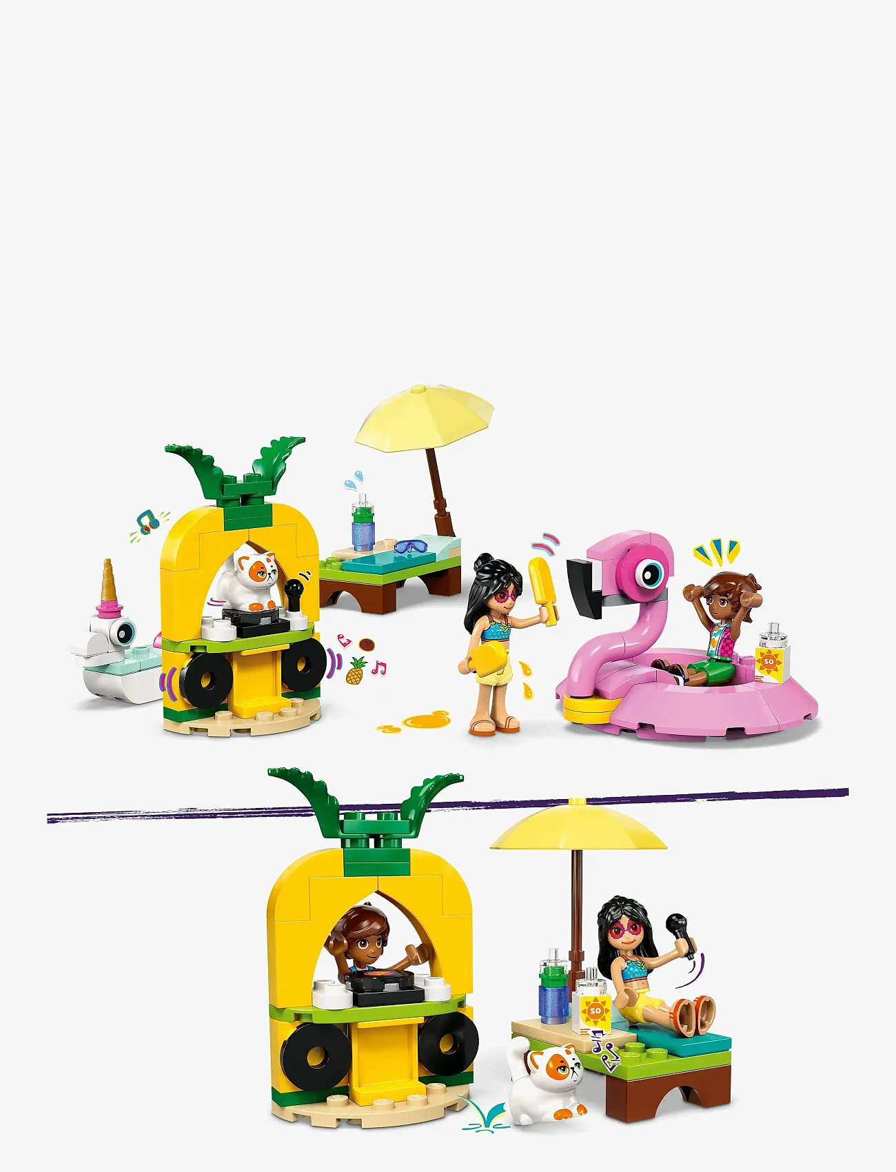 LEGO - Friends Unicorn & Flamingo Pool Party Toy Building Set 42658 - lego friends - multi - 3