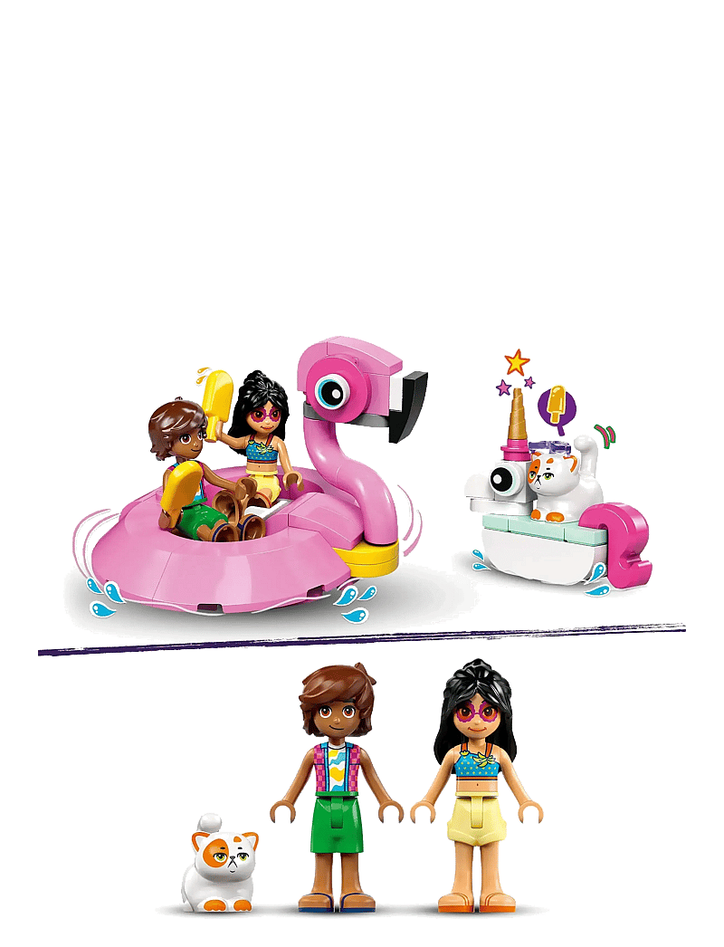 LEGO - Friends Unicorn & Flamingo Pool Party Toy Building Set 42658 - lego friends - multi - 4
