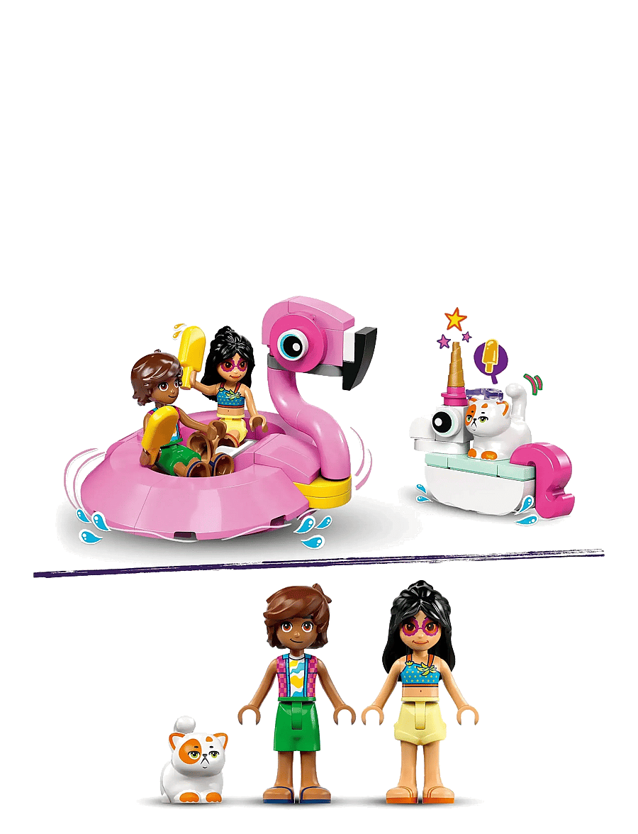 LEGO - Friends Unicorn & Flamingo Pool Party Toy Building Set 42658 - lego friends - multi - 4
