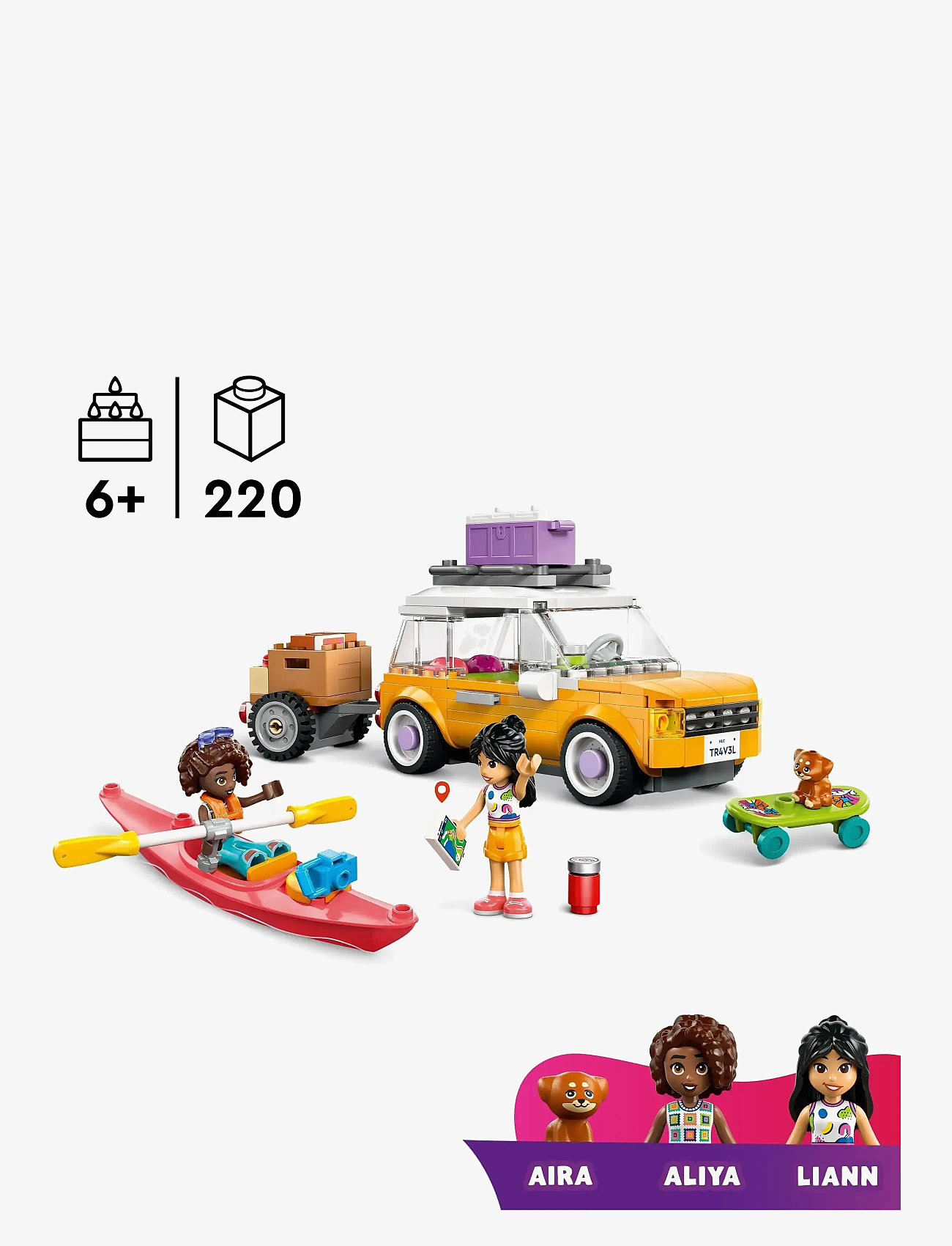 LEGO Friends Friendship Road-trip Travel Car Building Set 42659