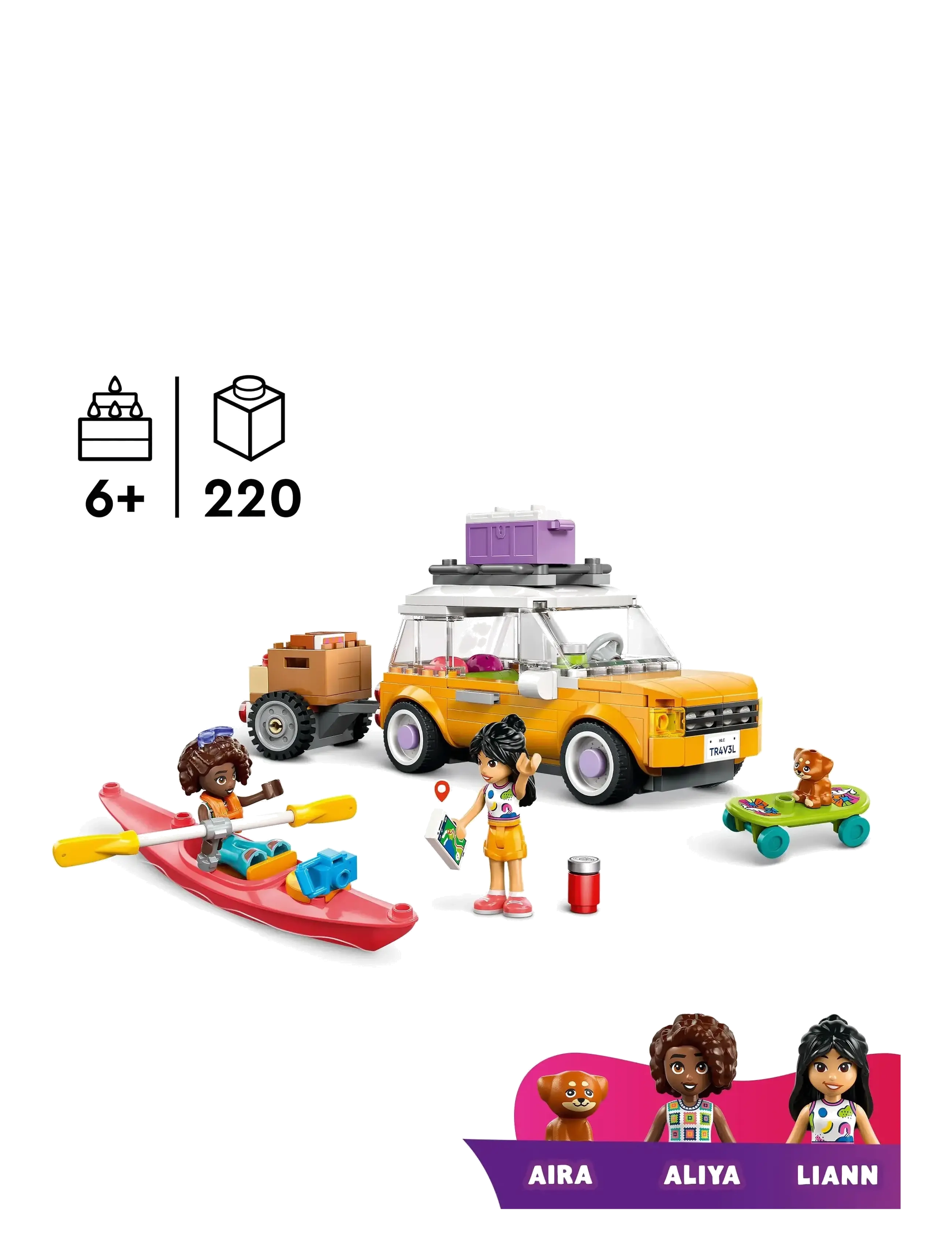 LEGO - Friends Friendship Road-Trip Travel Car Building Set 42659 - lego friends - multi - 1