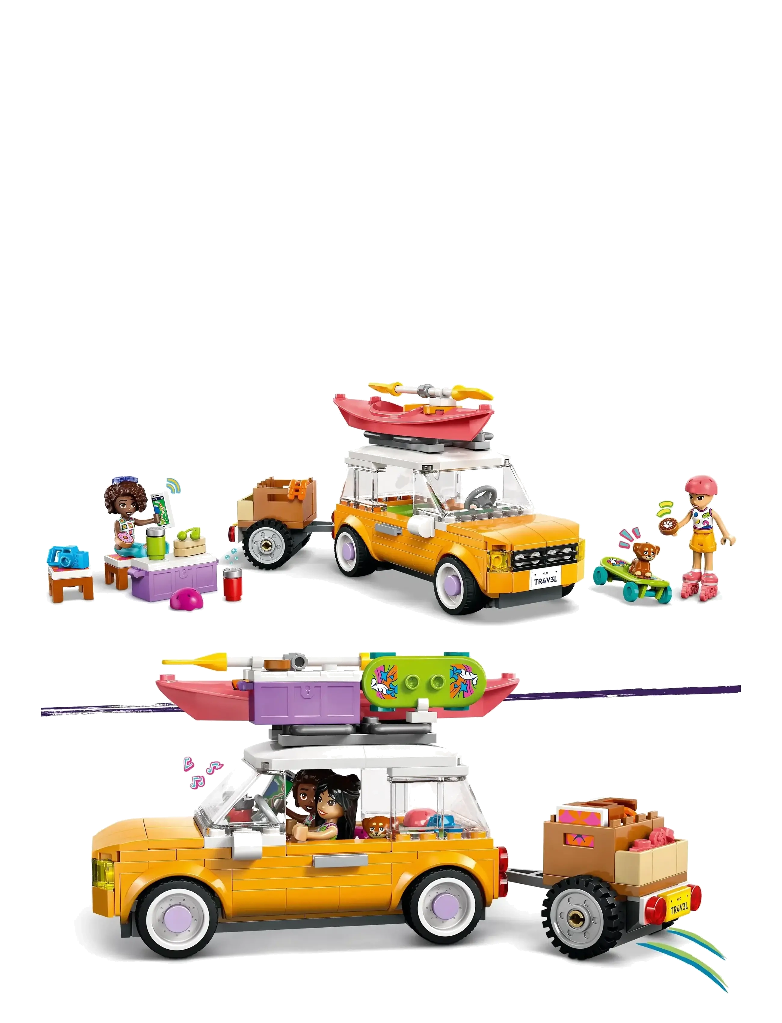 LEGO - Friends Friendship Road-Trip Travel Car Building Set 42659 - lego friends - multi - 2