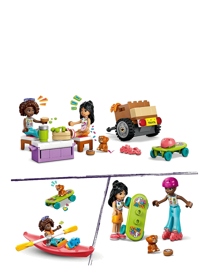 LEGO - Friends Friendship Road-Trip Travel Car Building Set 42659 - lego friends - multi - 3