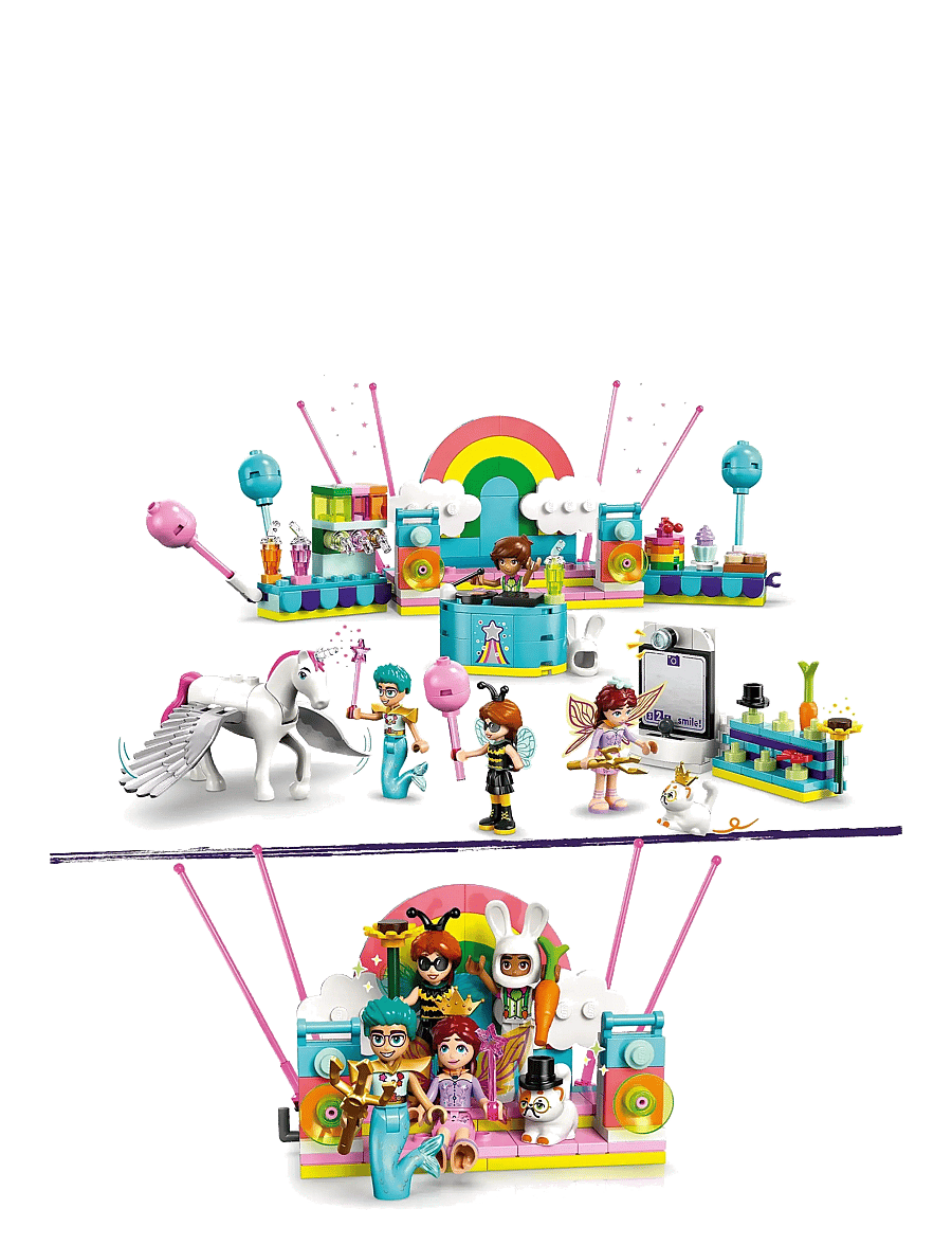 LEGO - Friends Costume Party with Unicorn & Fairy Pretend-Play Building Kit 42661 - lego friends - multi - 4