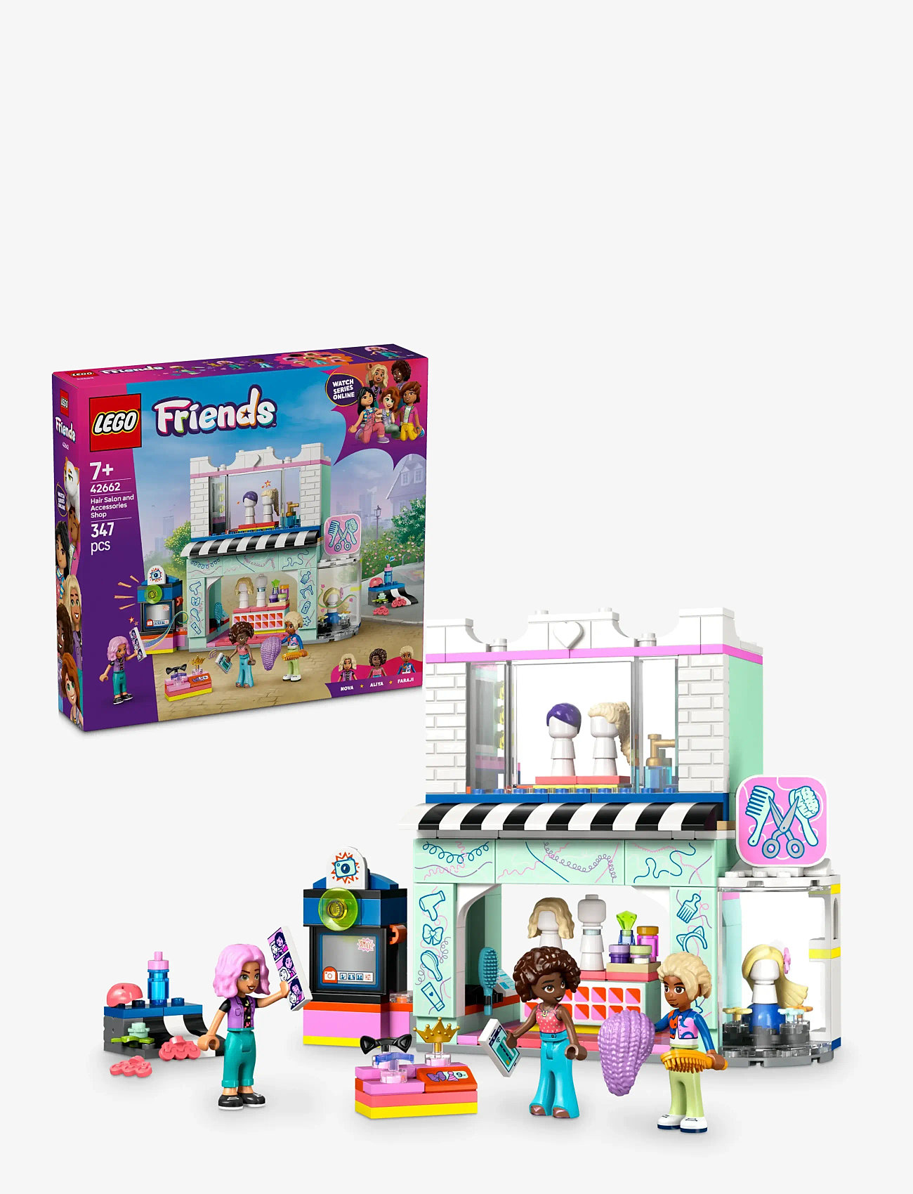 LEGO - Frisörsalong och accessoarbutik 42662 - lego friends - multi - 0