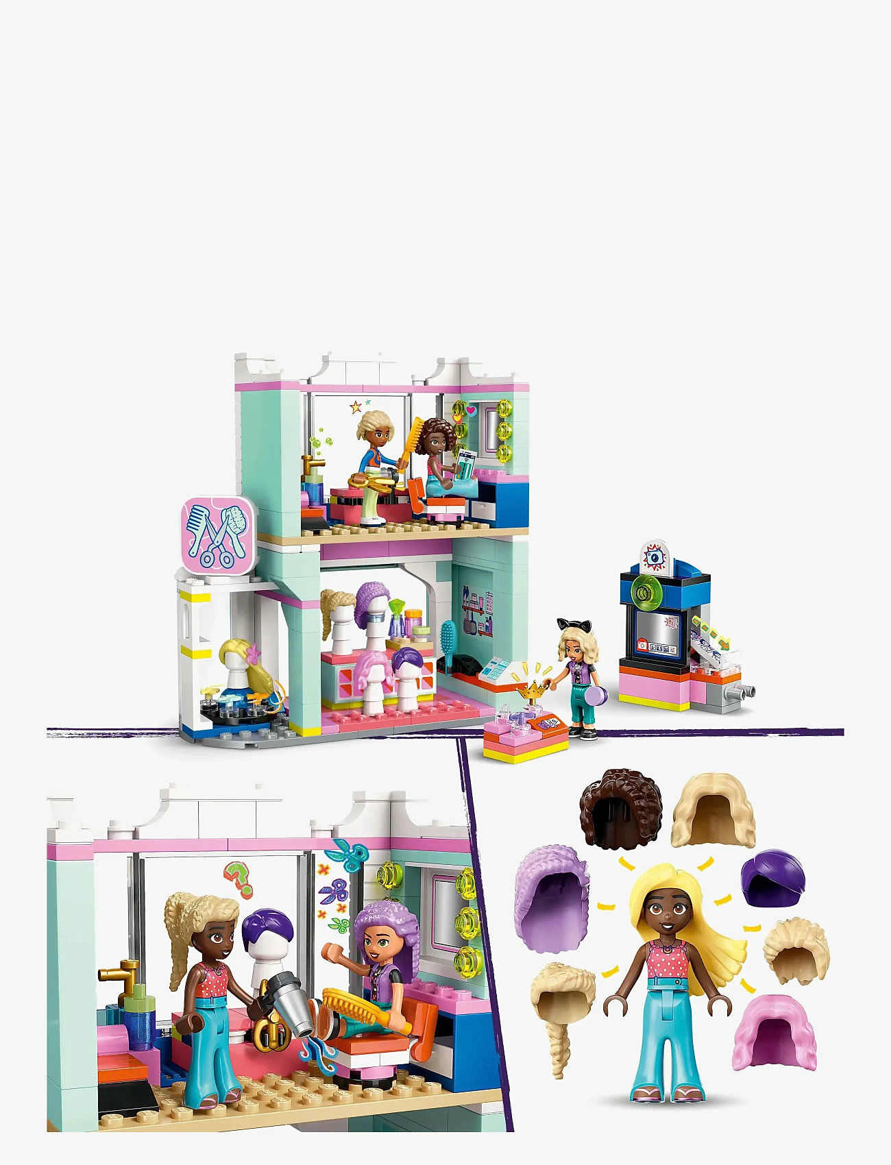 LEGO Friends Hair Salon And Accessories Shop Creative Pretend-play