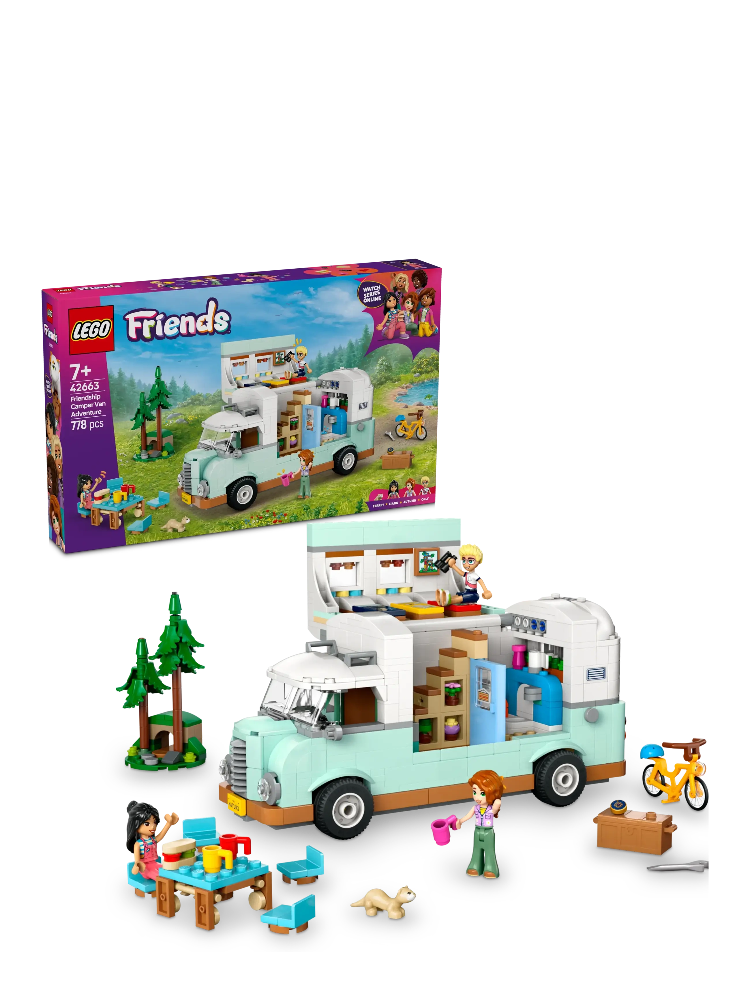 LEGO Venskabs-autocamper på eventyr 42663 - Legetøj - MULTI / multi