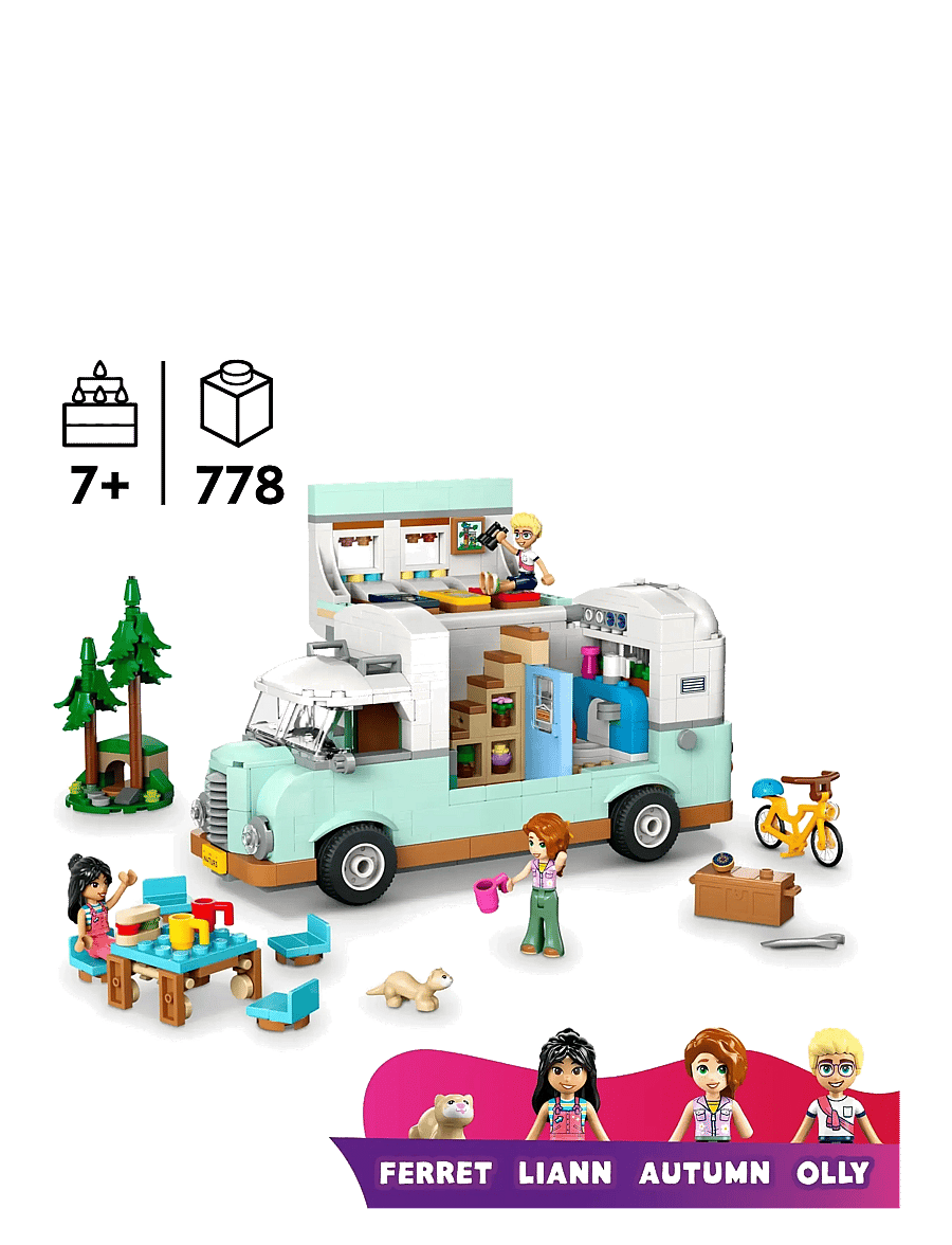 LEGO - Friends Friendship Camper Van Adventure Role-Play Building Set 42663 - lego® friends - multi - 1