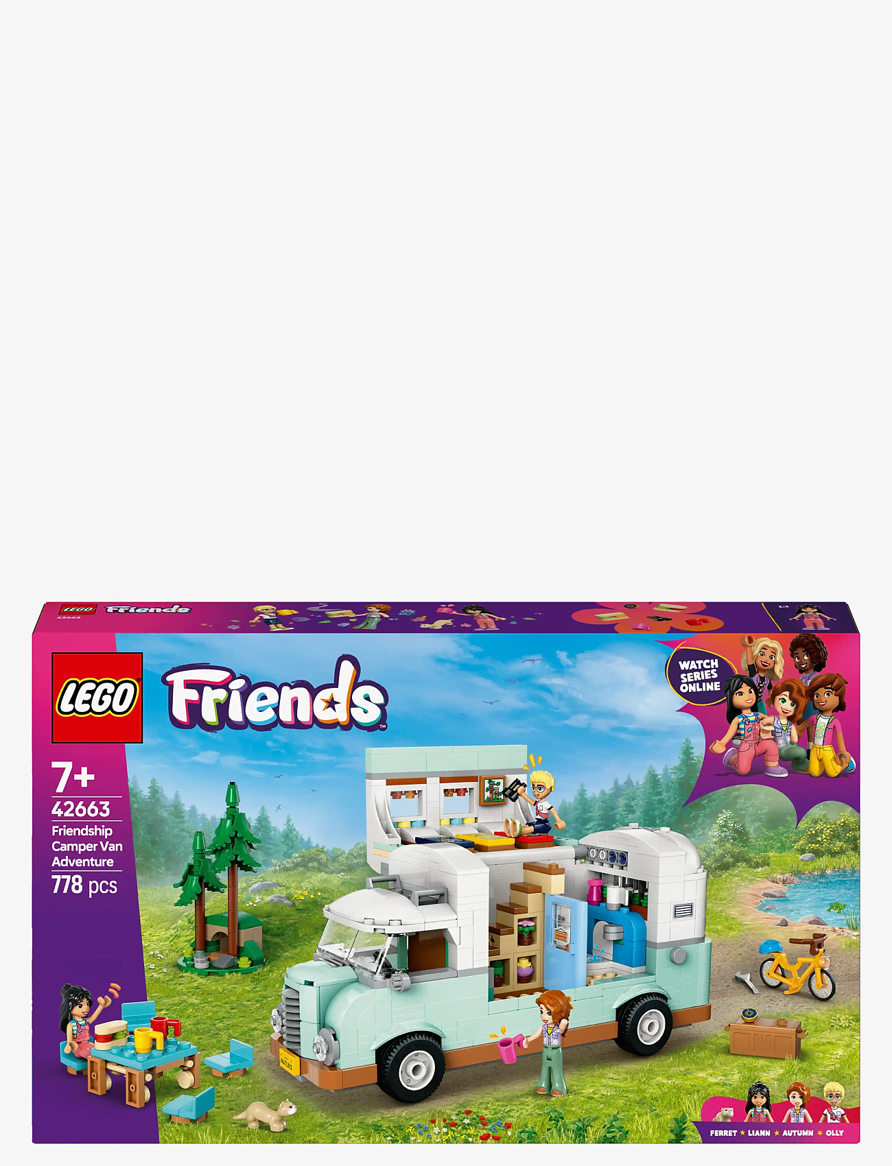 LEGO Friends Friendship Camper Van Adventure Role-play Building Set 42663  (LGO42663) - LEGO Friends - Boozt.com